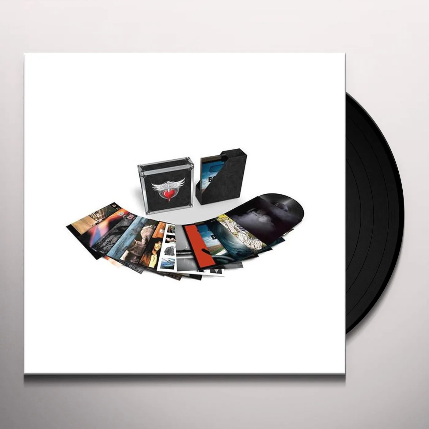 BON JOVI: THE ALBUMS (BOX) Vinyl Record - UK Release