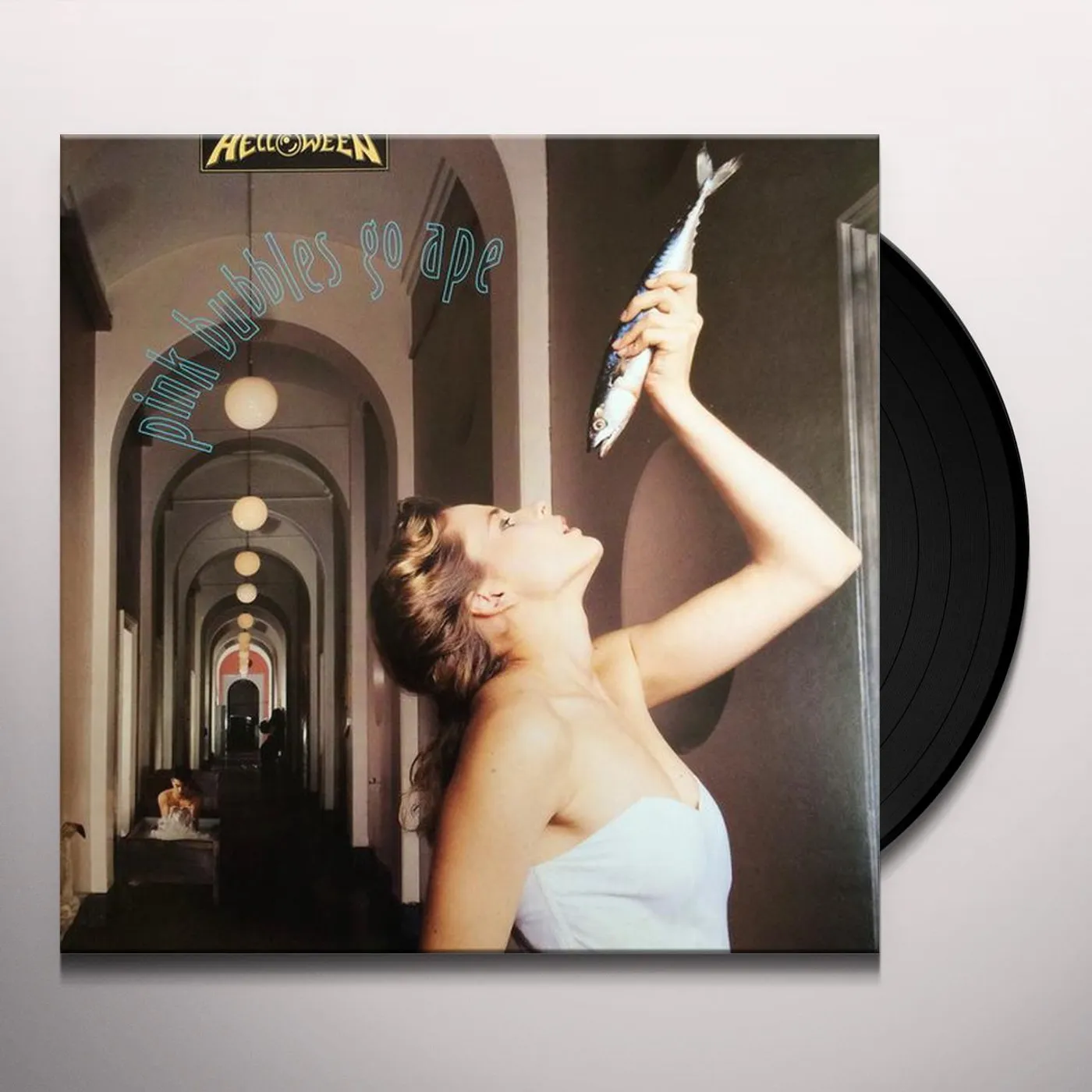 Helloween Pink Bubbles Go Ape Vinyl Record