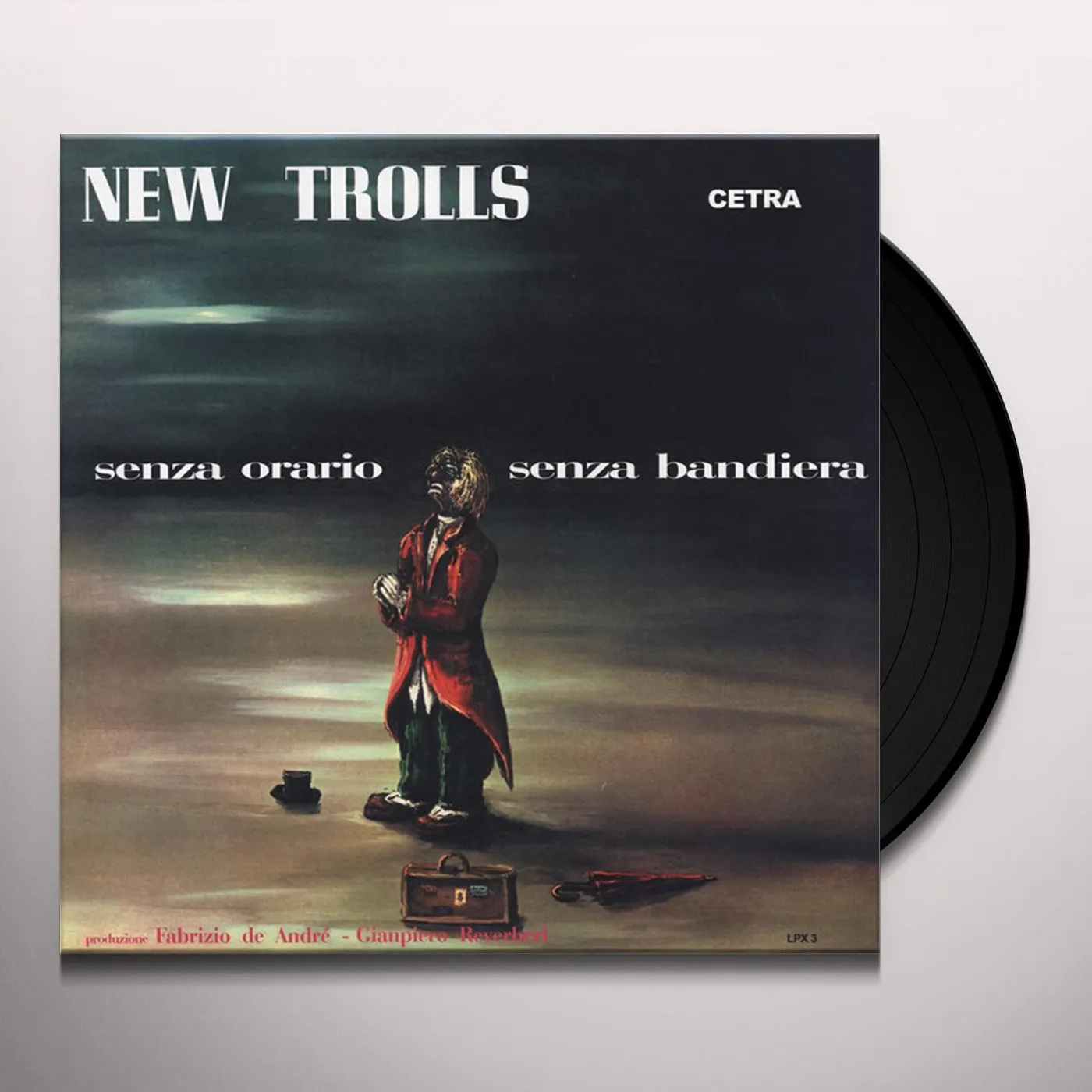 New Trolls SENZA ORARIO SENZA BANDIERA Vinyl Record - Italy Release
