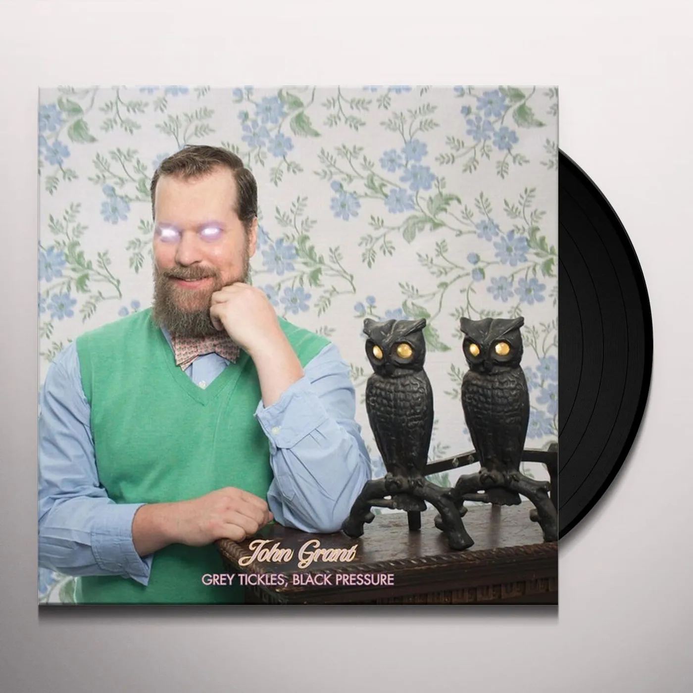 John Grant GREY TICKLES BLACK PRESSURE Vinyl Record - UK Release