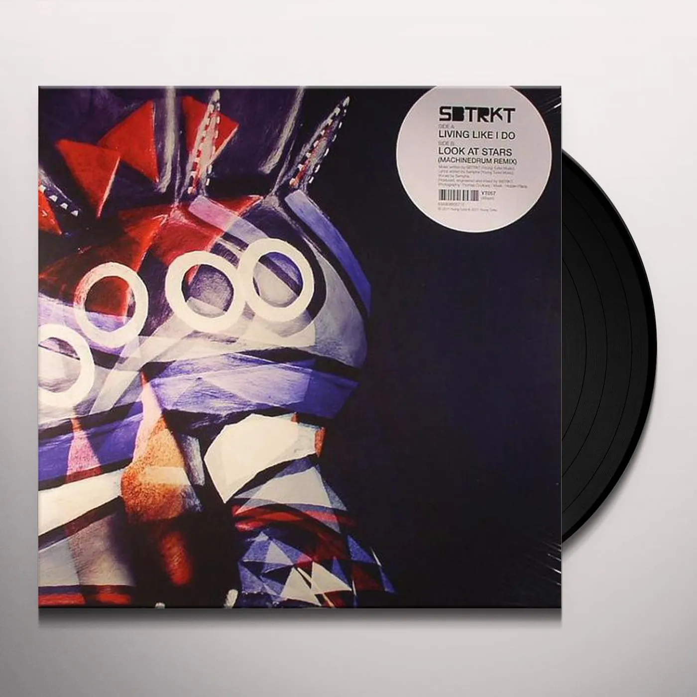SBTRKT LIVING LIKE I DO Vinyl Record - UK Release
