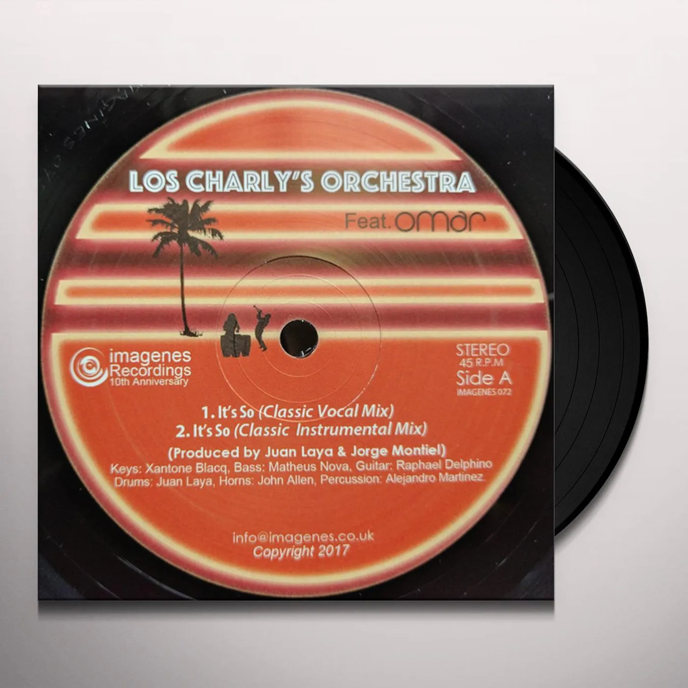 Los Charly's Orchestra IT'S SO / HISTORY Vinyl Record