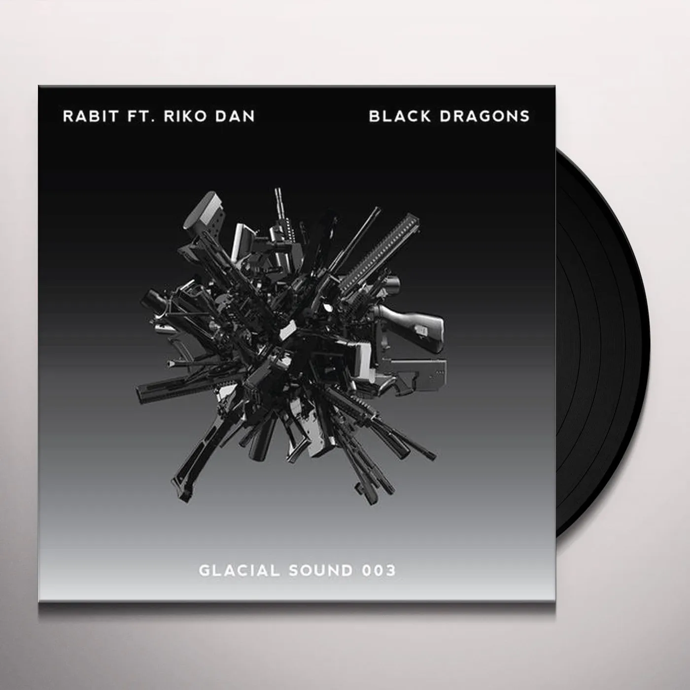Rabit / Riko Dan BLACK DRAGONS / ZIRO REMIX Vinyl Record