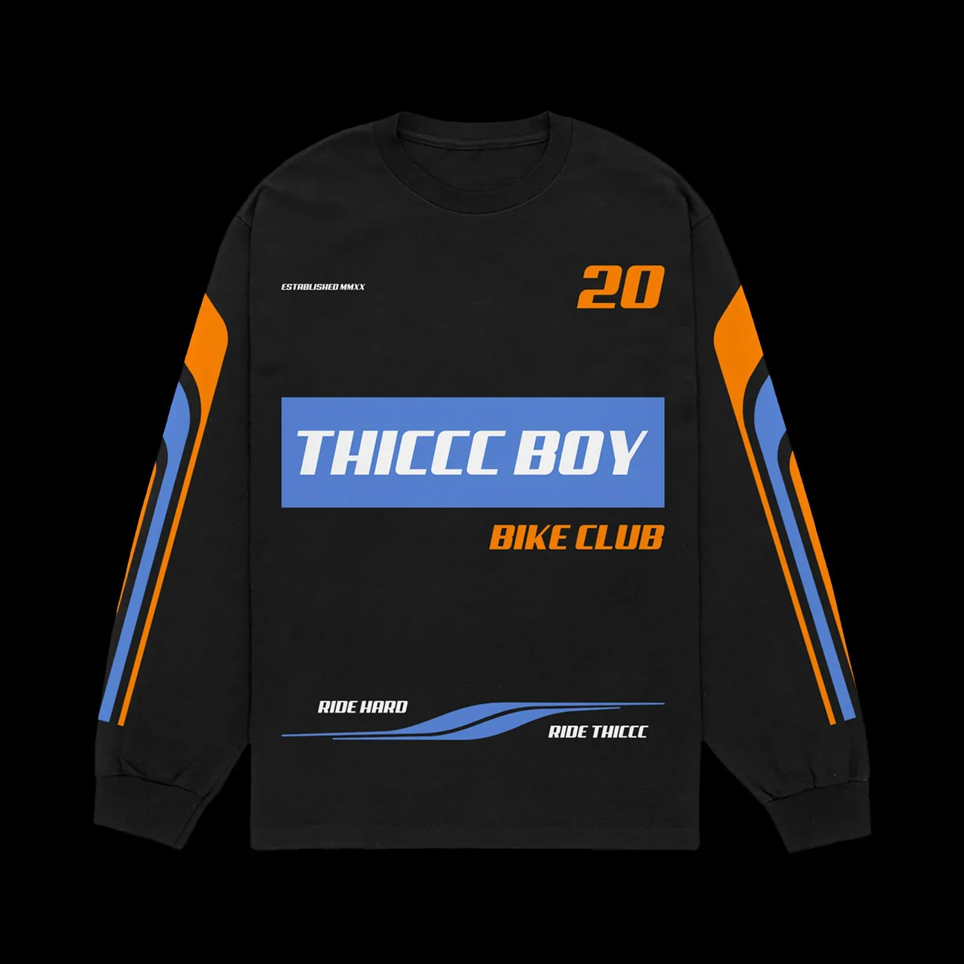 Brendan Schaub Thiccc Boy Bike Club Long Sleeve Jersey