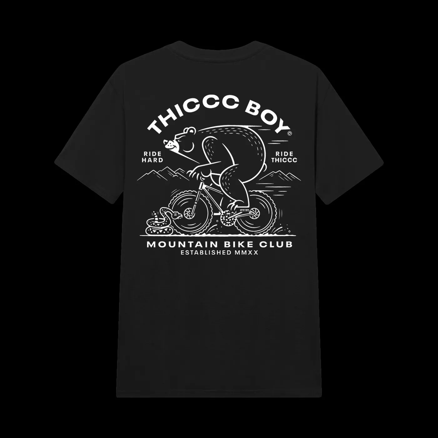 Brendan Schaub Thiccc Boy Bike Club Bear Tee
