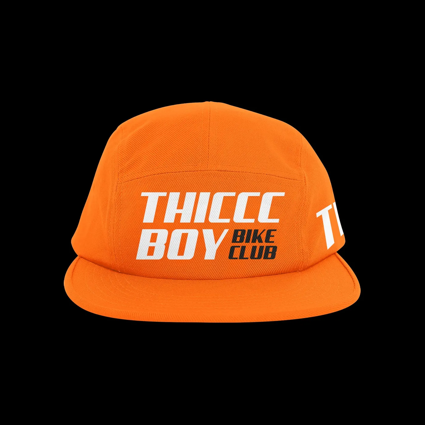 Brendan Schaub Thiccc Boy Bike Club 5-Panel Orange Hat