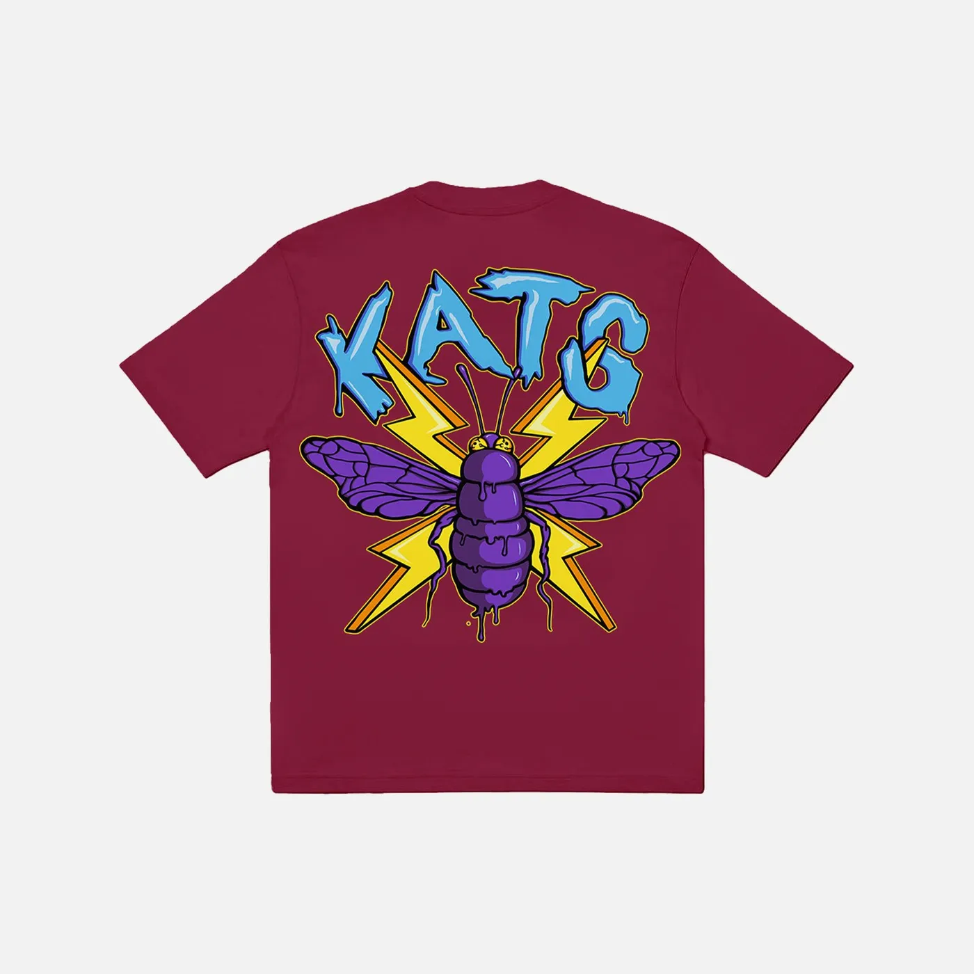 King and The Sting Buzz Buzz Brick Red Tee