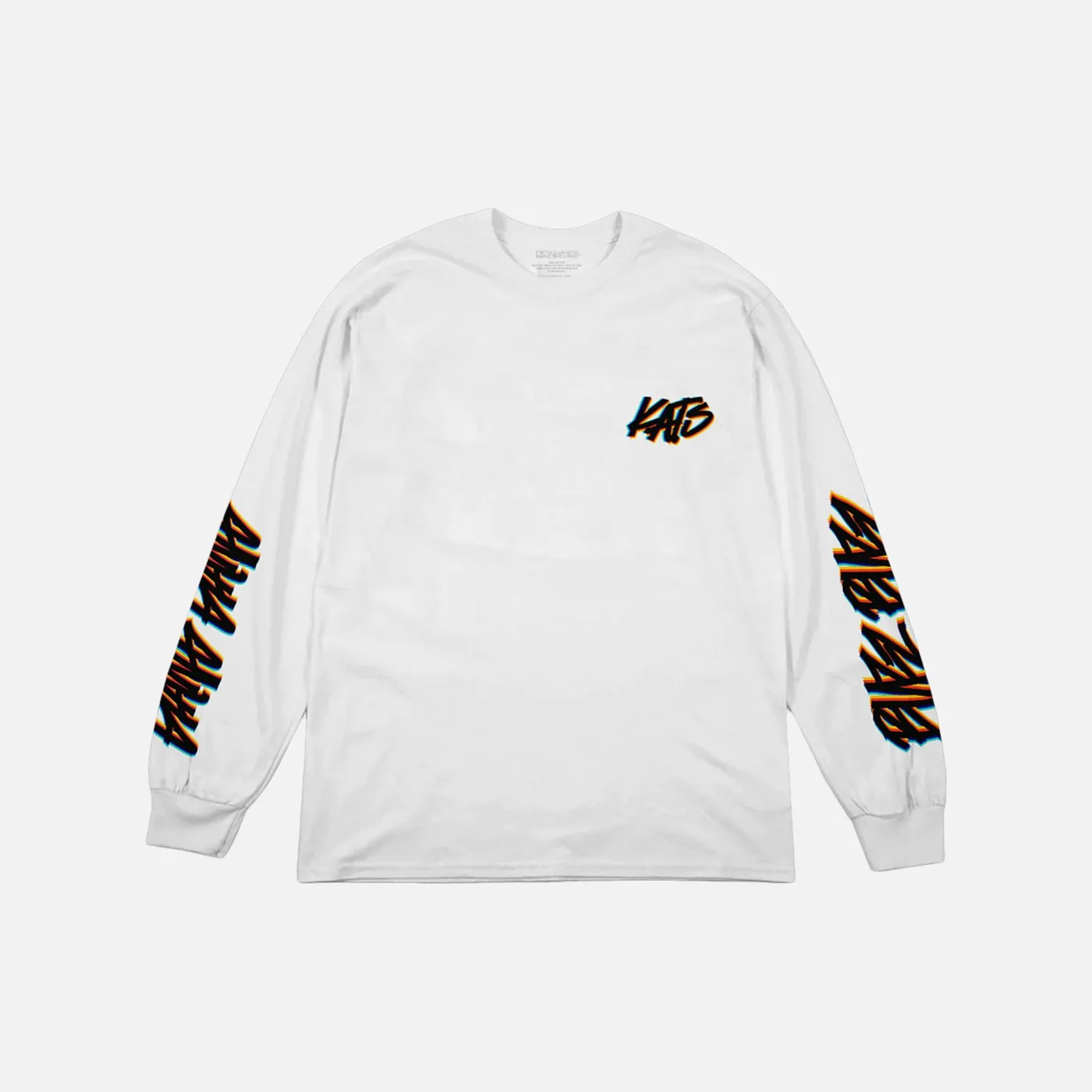 King and The Sting Graffiti White Long Sleeve