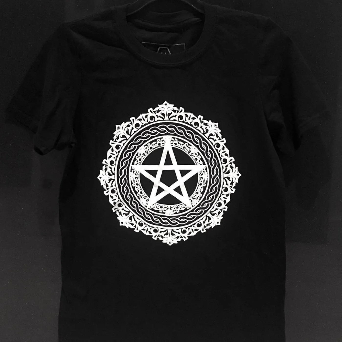 House of Hate Black Pentagram T w/ White Print