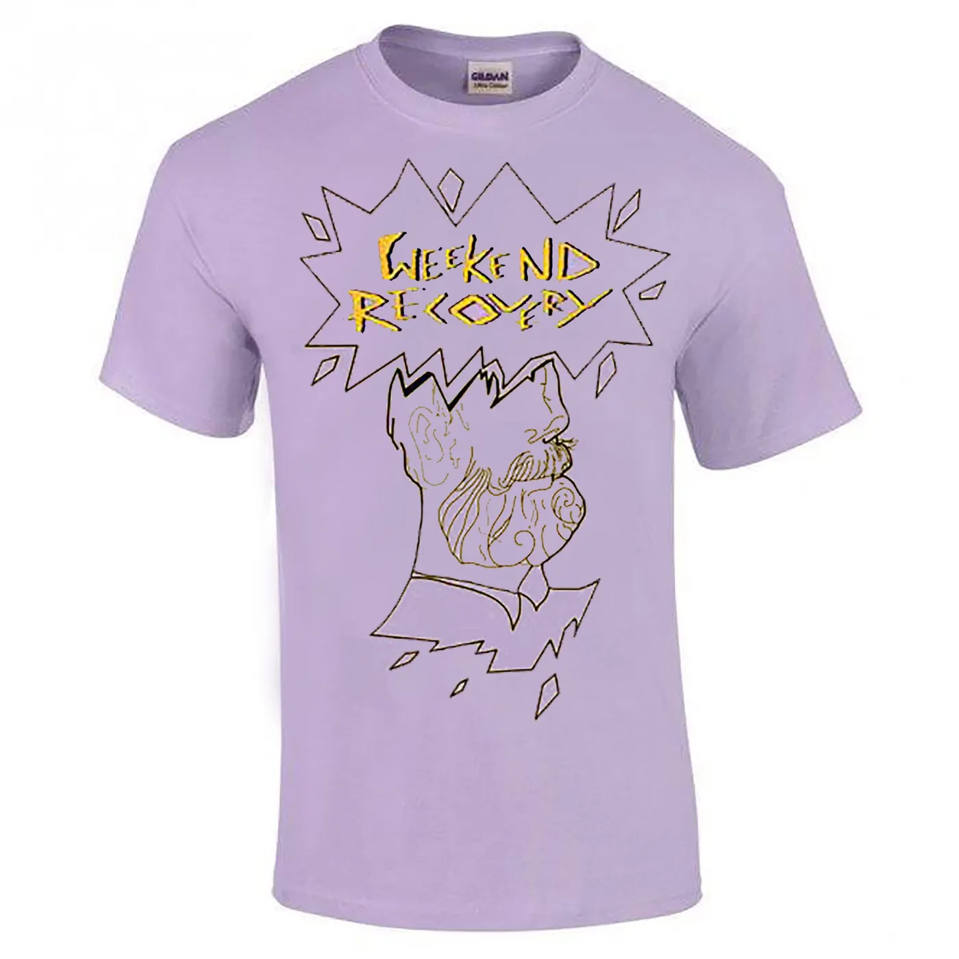 Last Few! Weekend Recovery "Guy" or "Girl" T-Shirt in Lilac