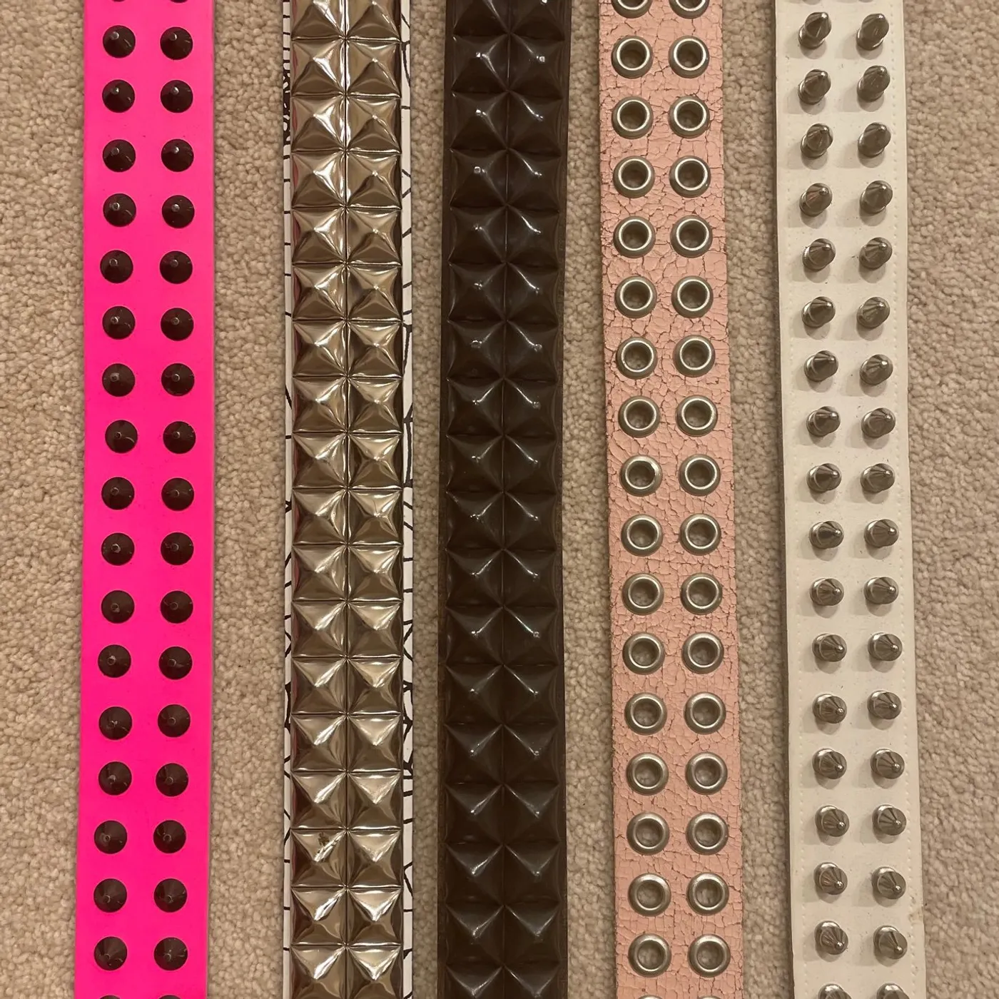 House of Hate Studded Leather Belt (Small)