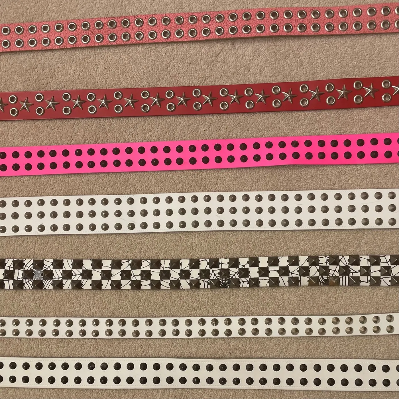 House of Hate 1 x Studded Leather Belt (Large).