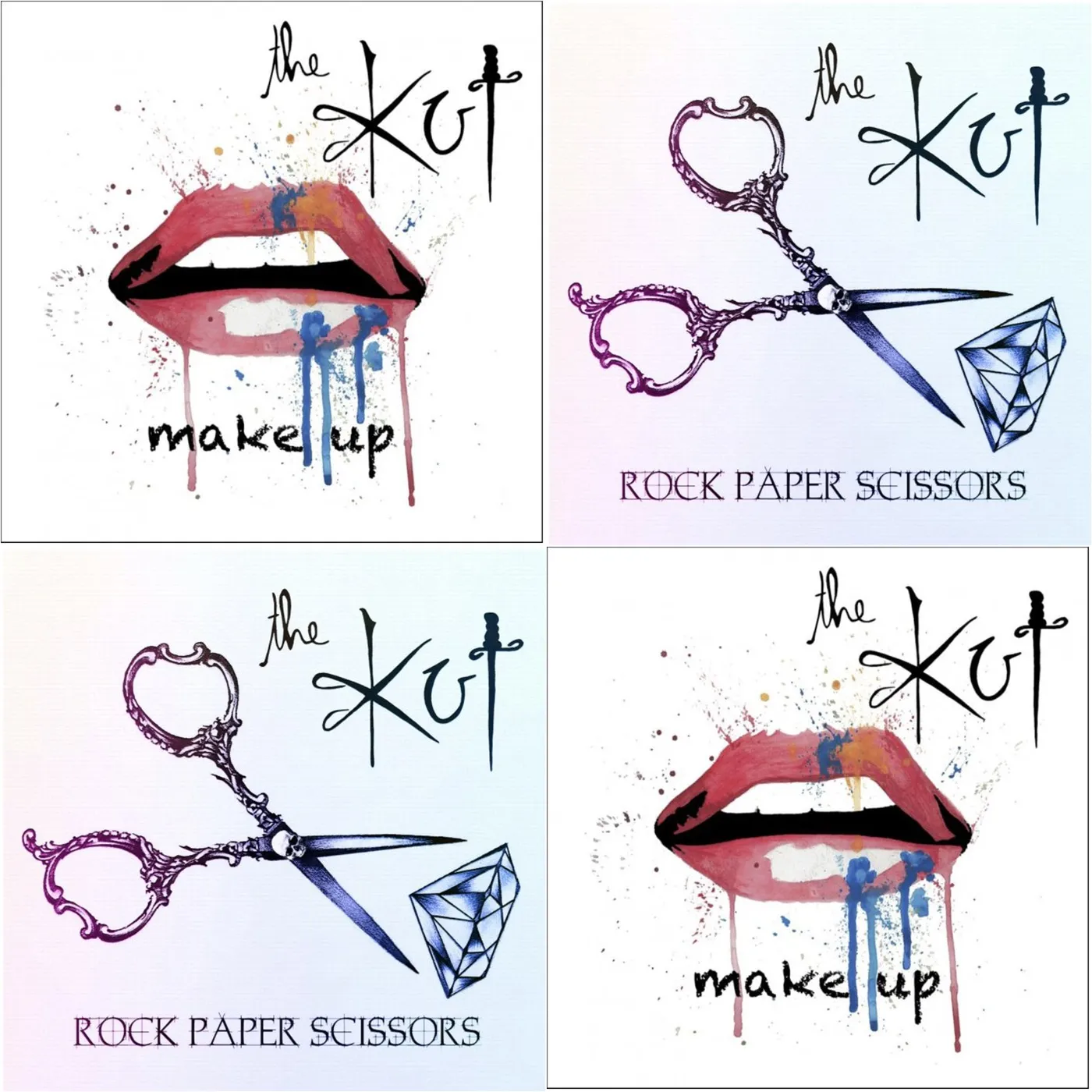 The Kut - "Make Up" and "Rock Paper Scissors" CD EPs - Previously Sold Out.