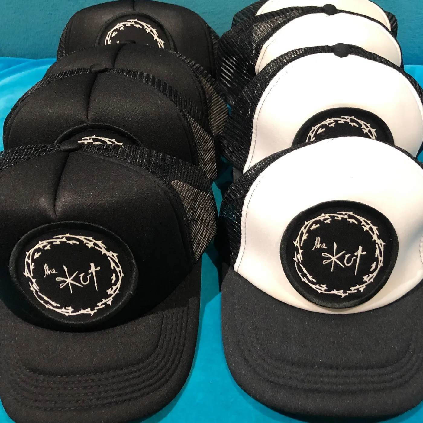 The Kut Black & White Snapback Cap