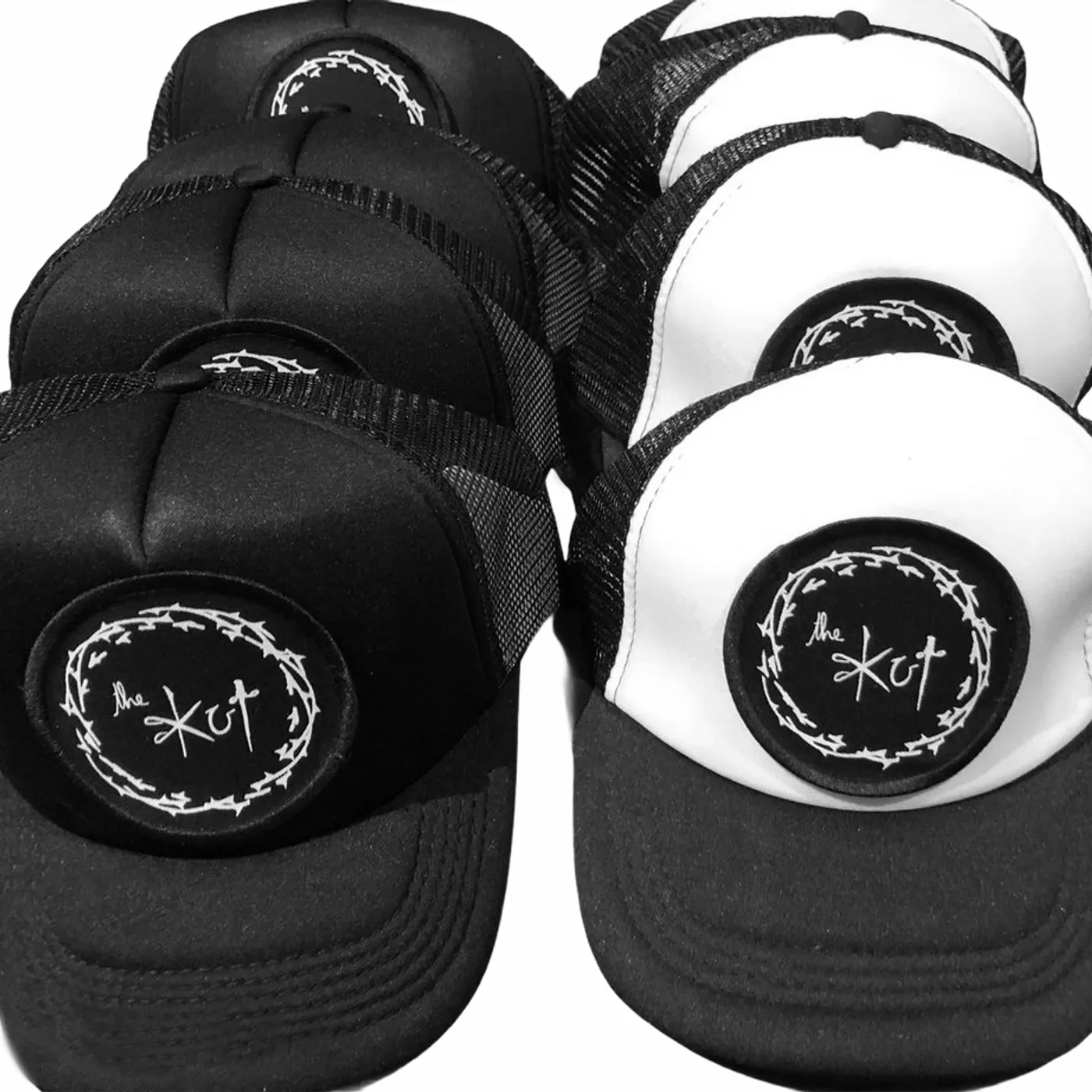 The Kut Black & White Snapback Cap