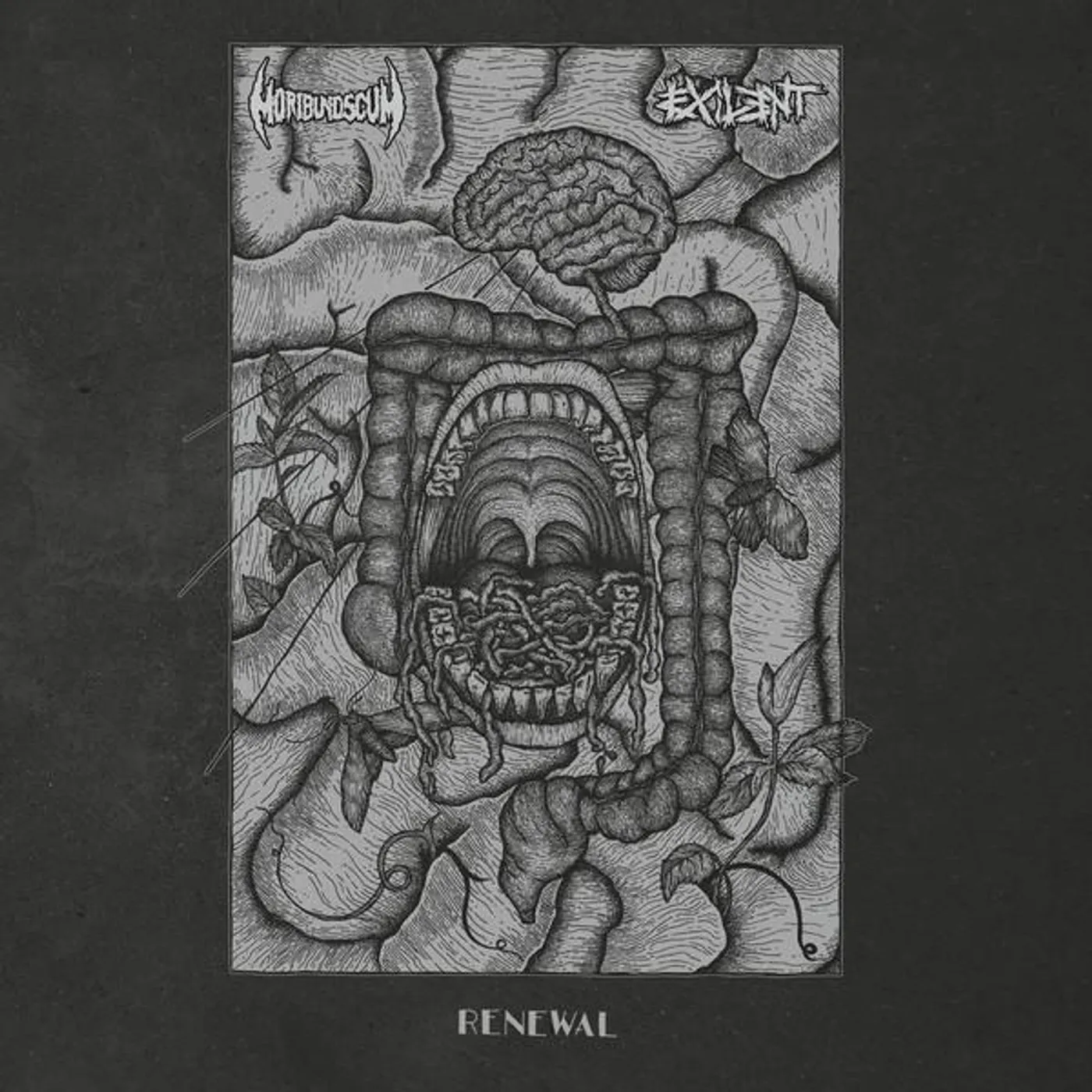 Moribund Scum / Exilent "Renewal" split lp (Vinyl)