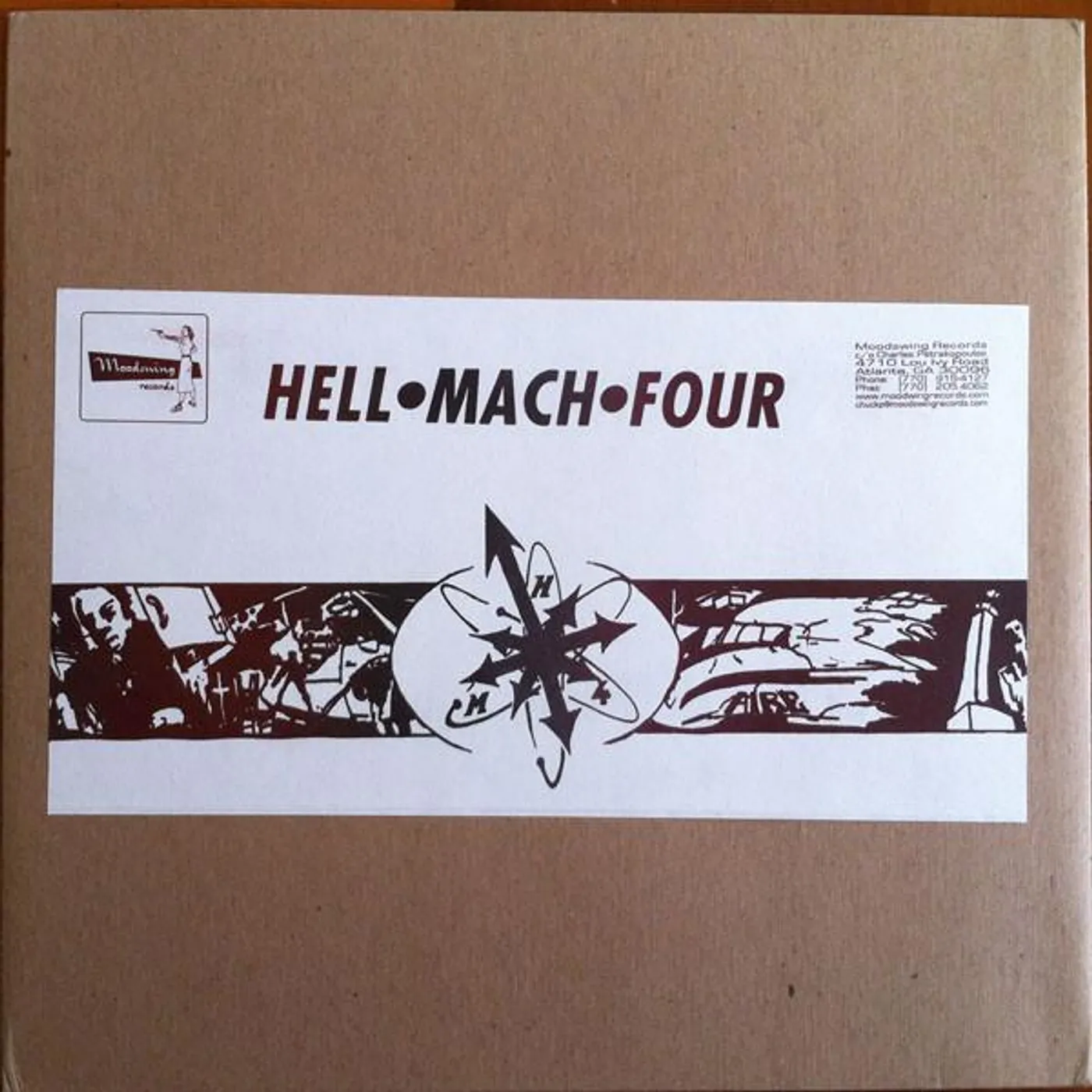 Hell Mach Four - Time Elapse Of Human Transformation And Sound Transition LP - the cover has a few very minor crease marks and very light wear along it's edges (Vinyl)