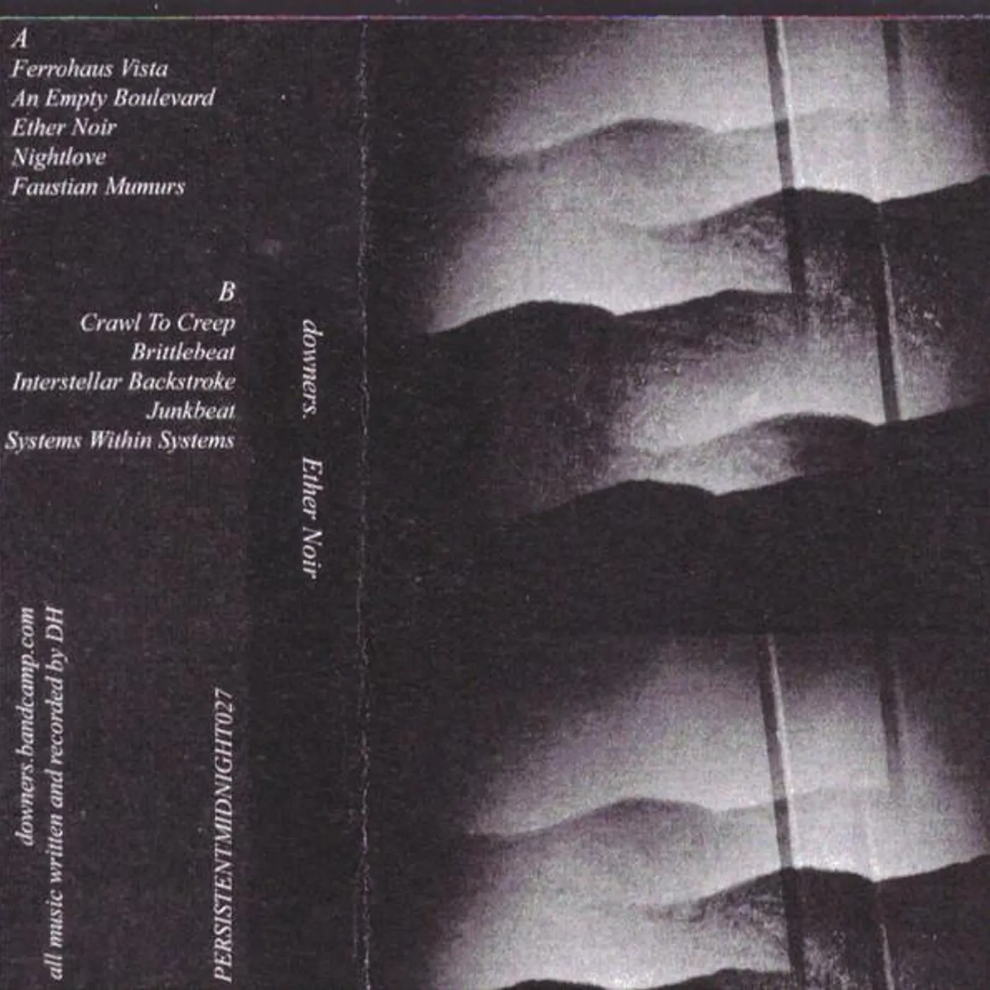 downers. – Ether Noir cassette