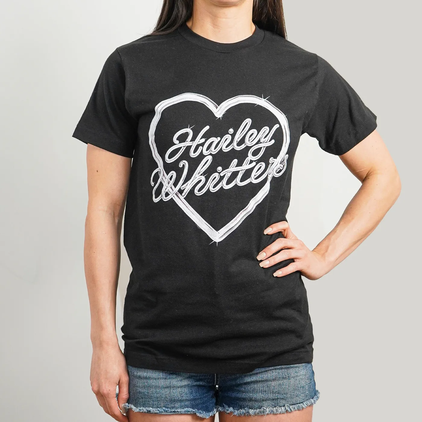 Hailey Whitters Chrome Heart Tee