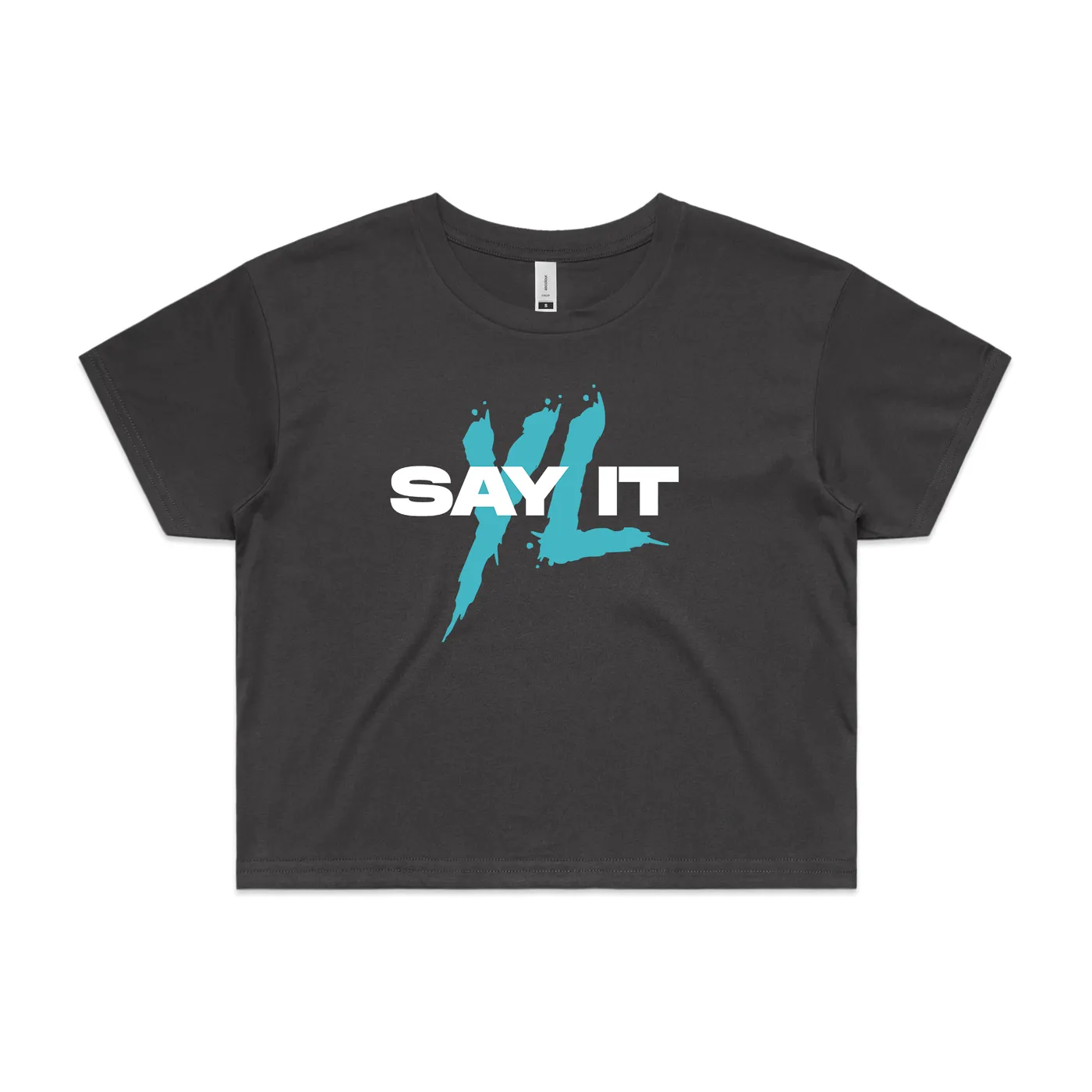 Youngn Lipz YL | Say It Crop | Coal