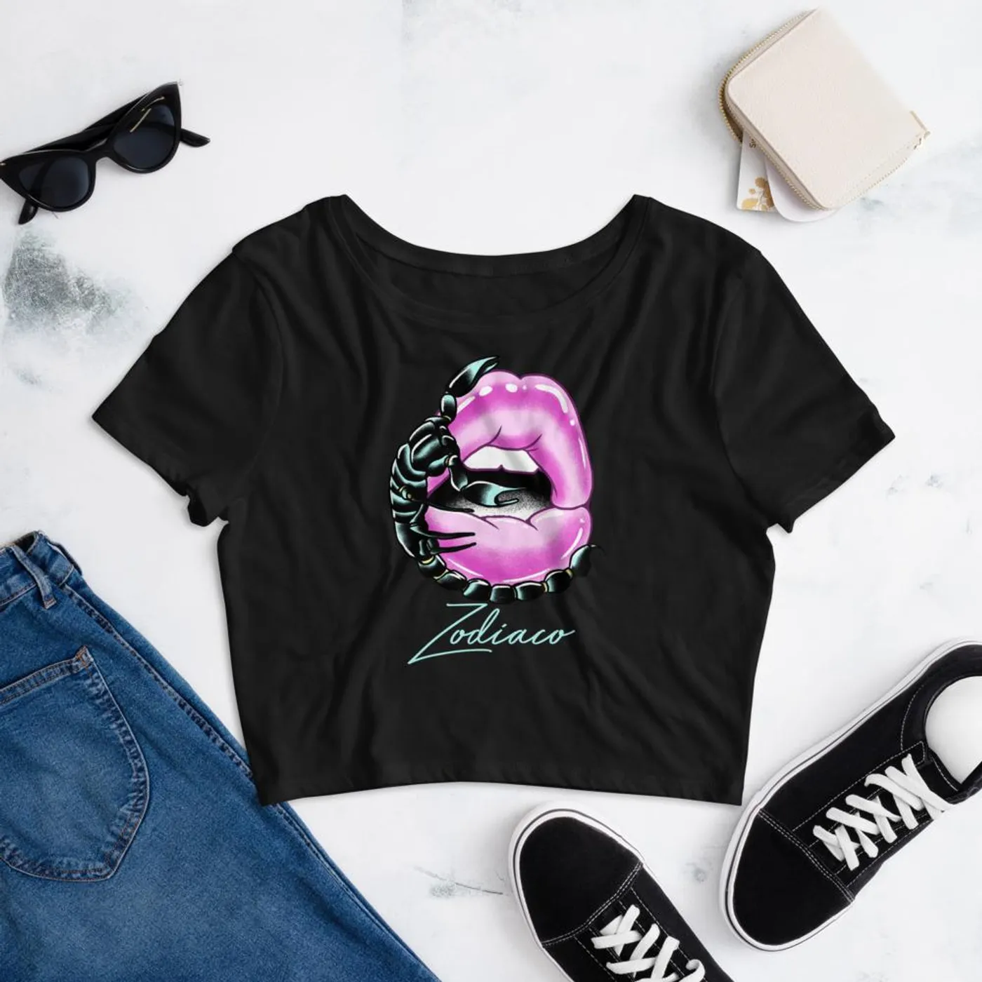 Di WAV ZODIACO -  Crop Tee