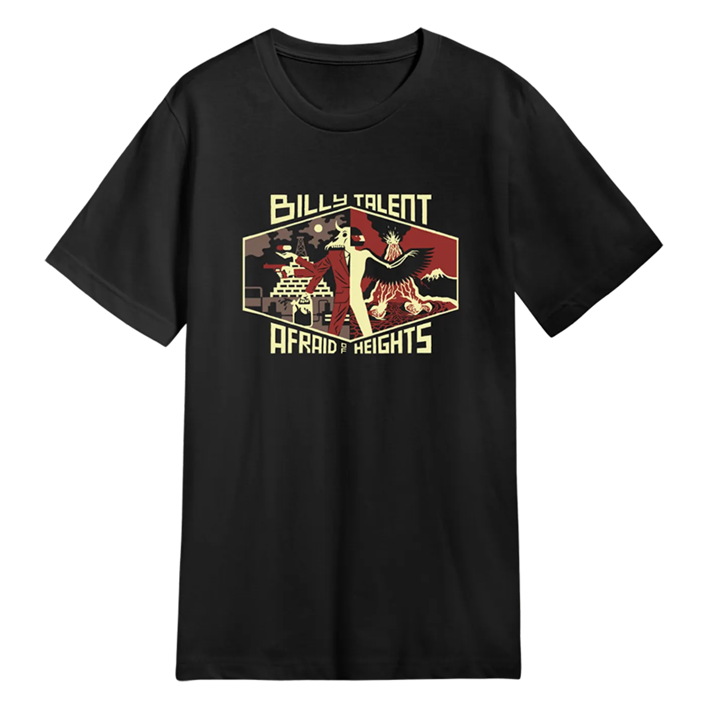 Billy Talent Afraid of Heights 2017 Canada Tour T-Shirt