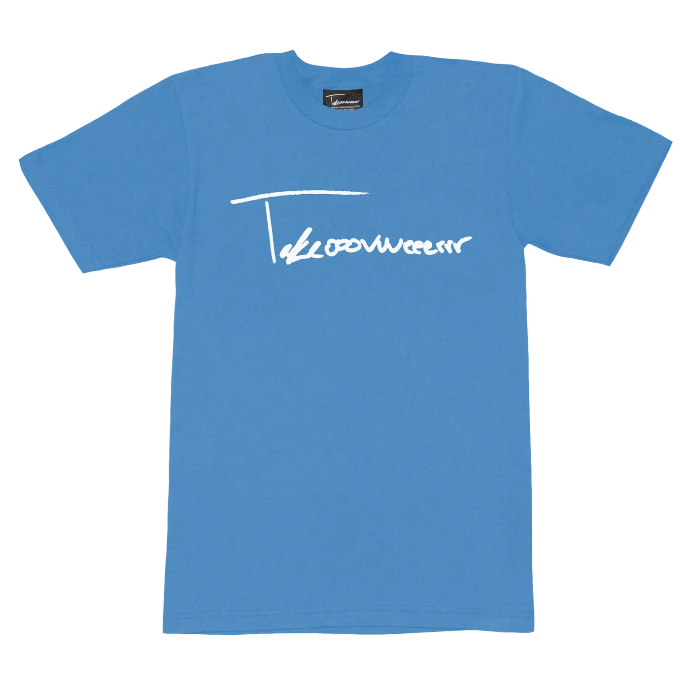 Taylor J Takeover Signature Tee (Baby Blue/White)