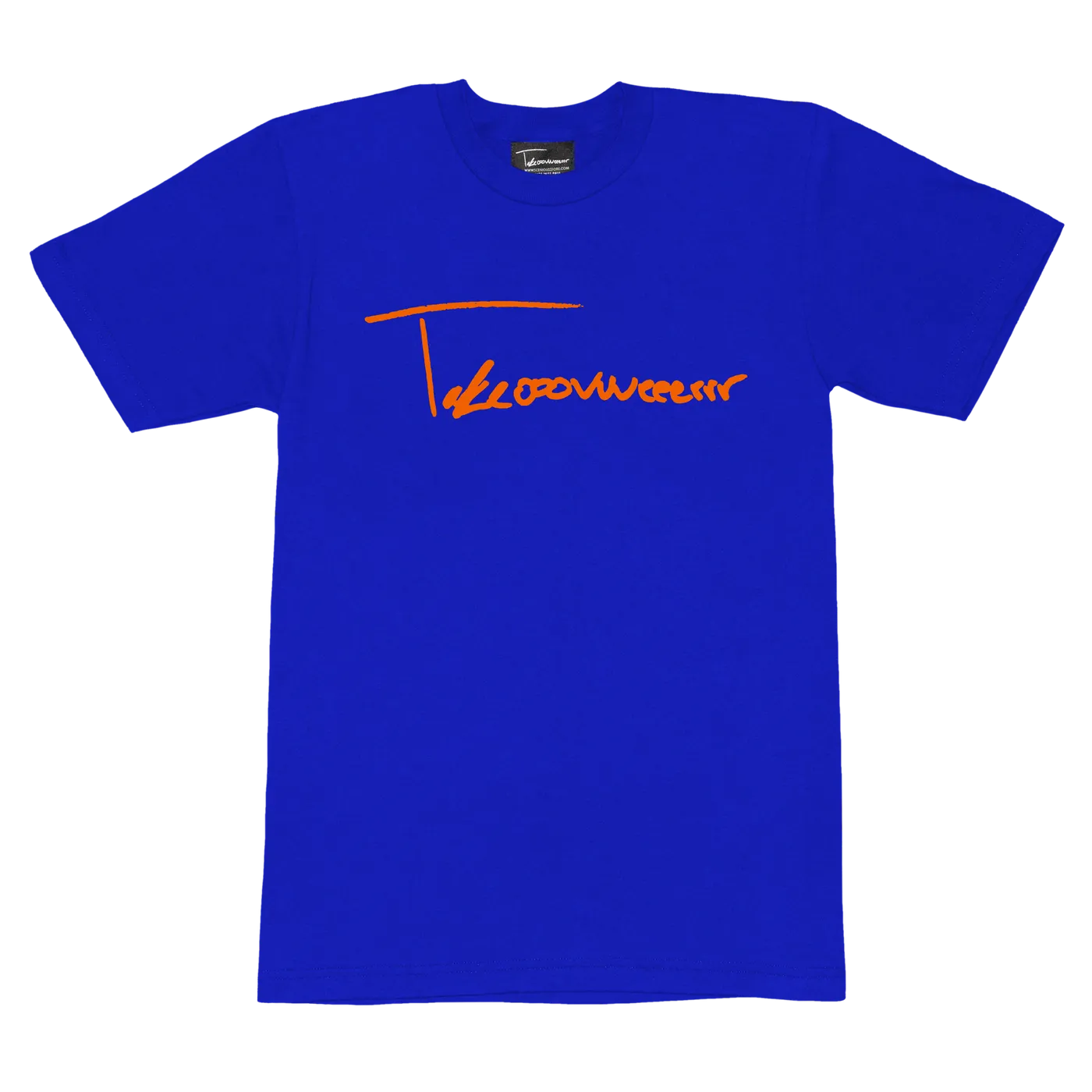 Taylor J Takeover Signature Tee (Royal Blue/Orange)