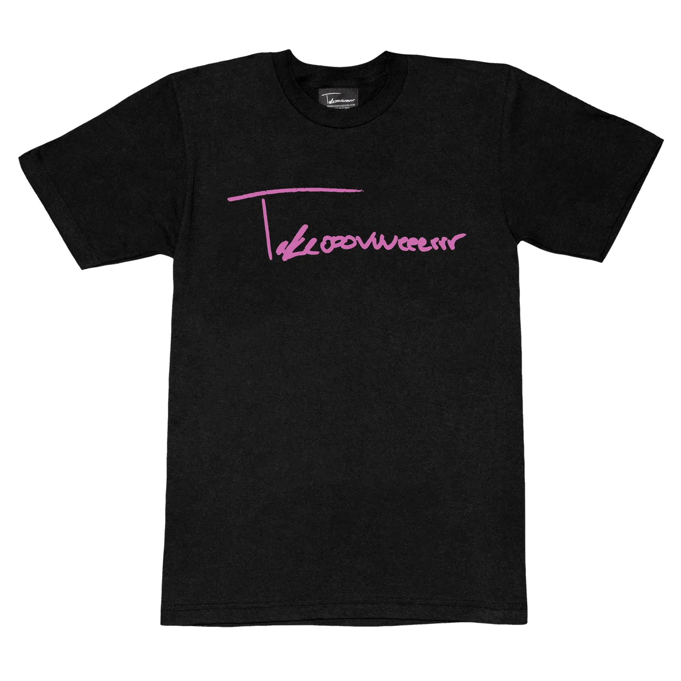 Taylor J Takeover Signature Tee (Black/Pink)