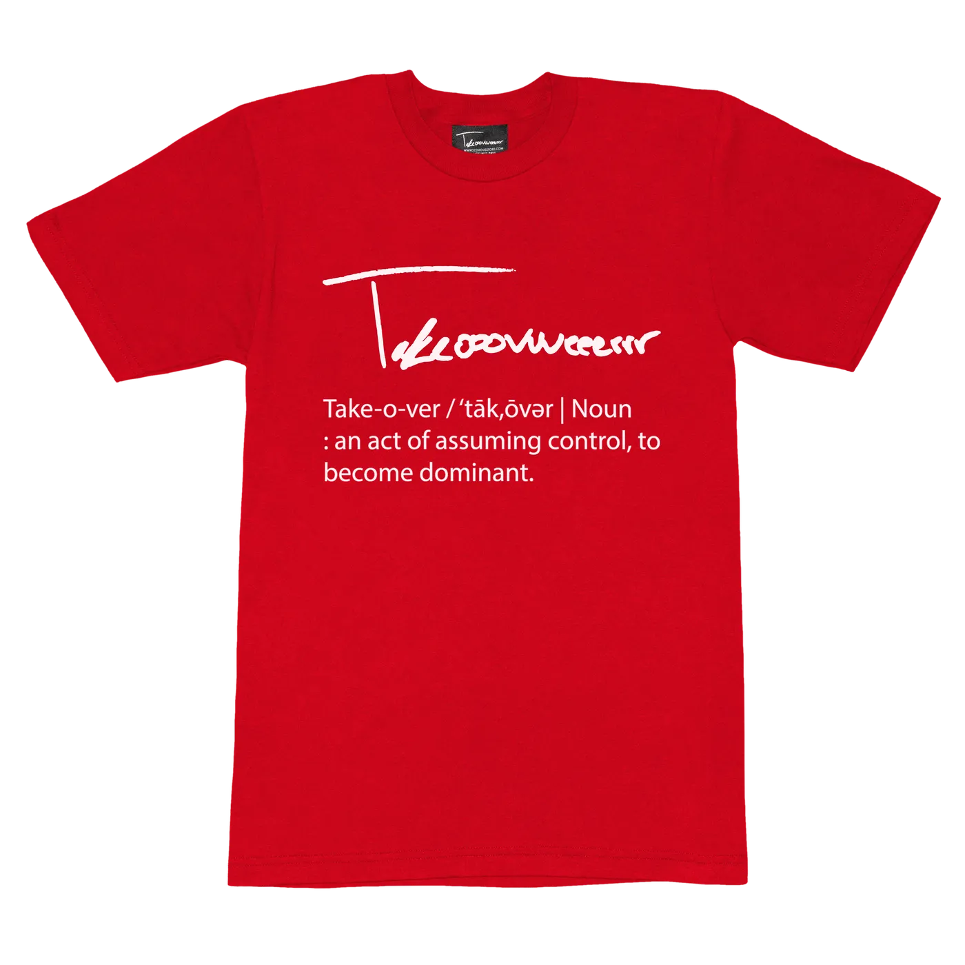 Taylor J Takeover Signature Tee (Red/White)