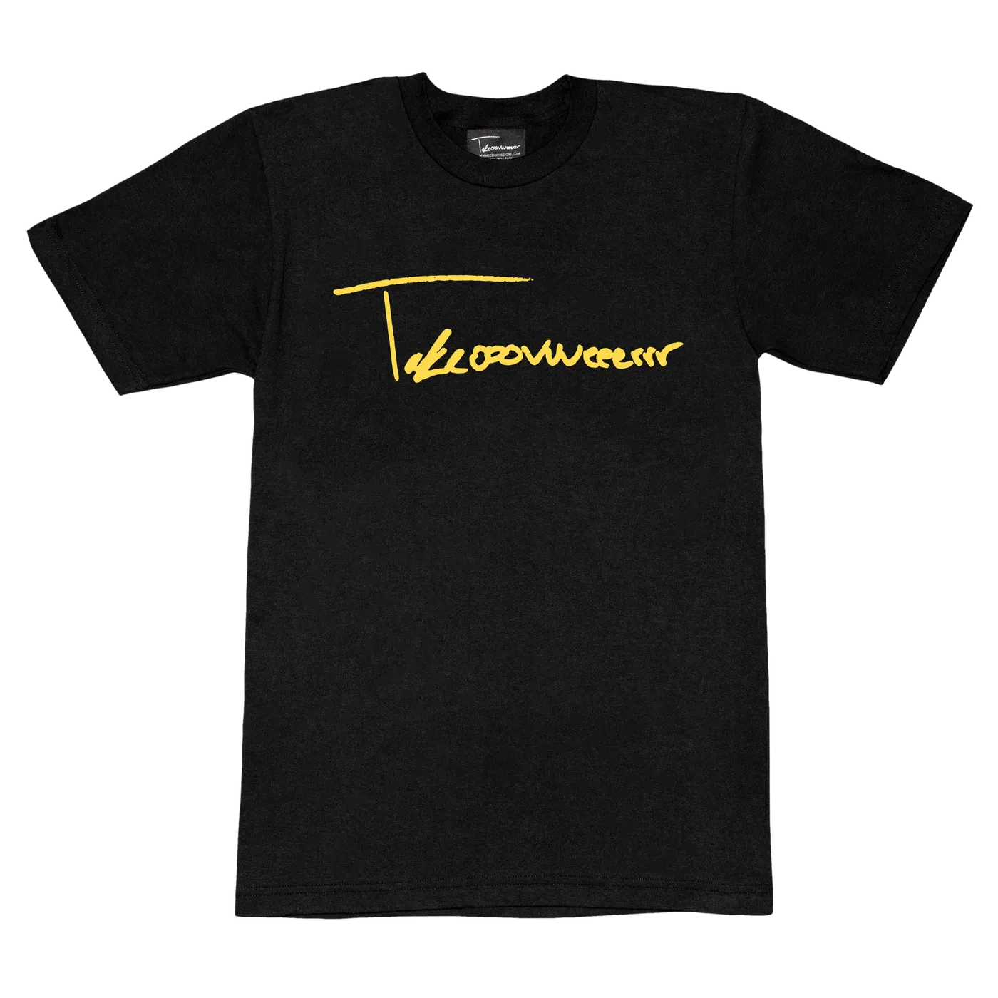 Taylor J Takeover Signature Tee (Black/Yellow)