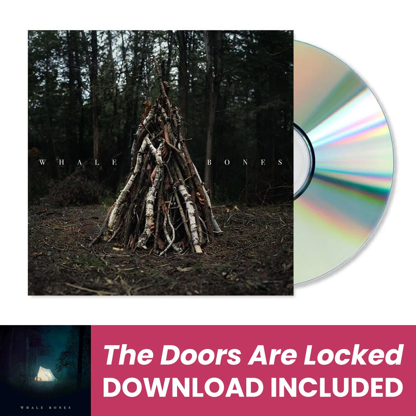 Whale Bones Close All the Blinds (2020) CD w/ Digipak