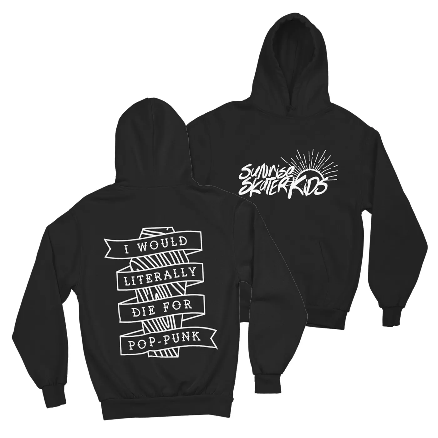 Sunrise Skater Kids Coffin Hoodie