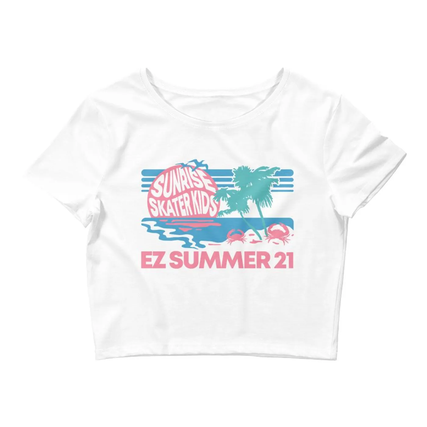 Sunrise Skater Kids Easycore Summer Crop Top