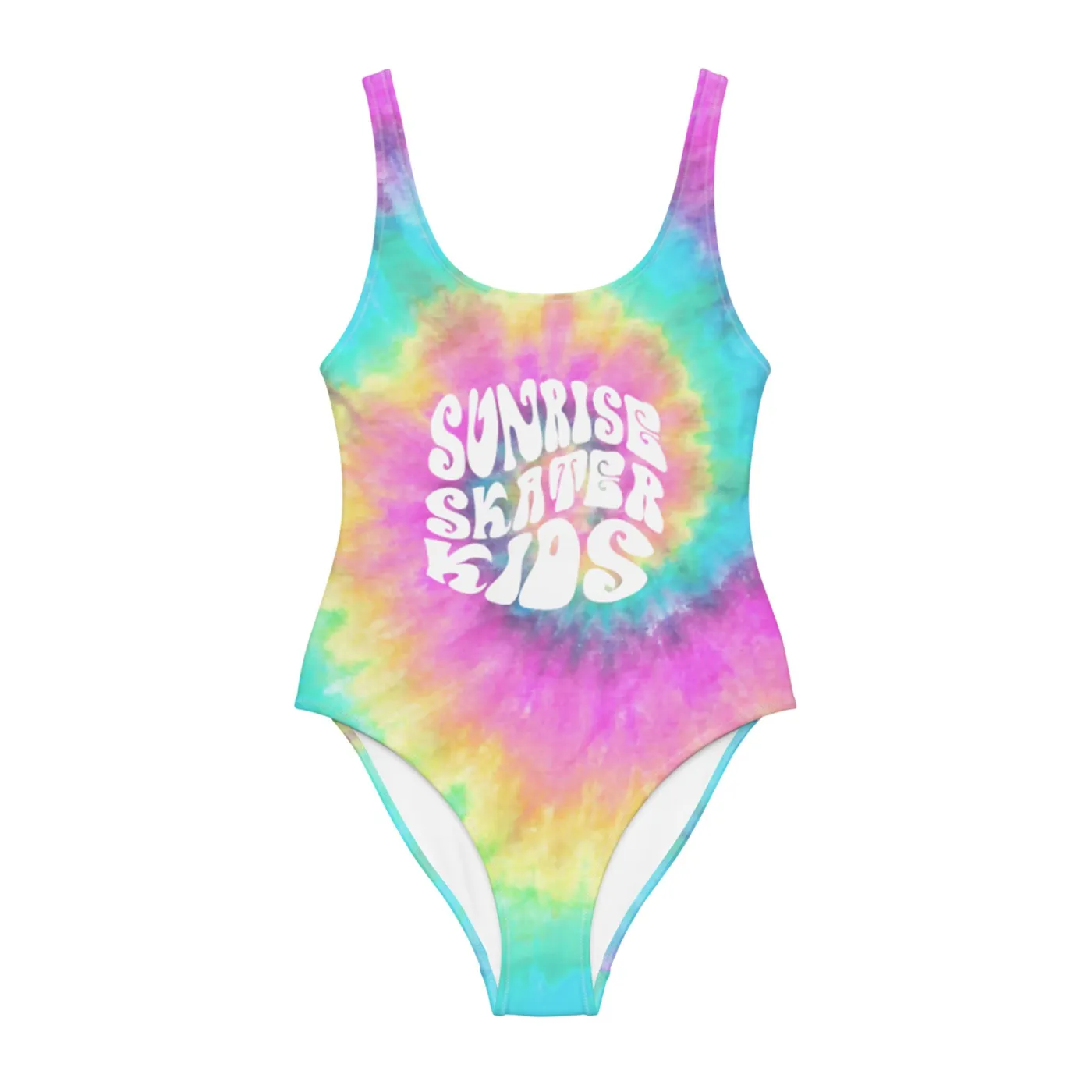Sunrise Skater Kids Tie Dye Swimsuit