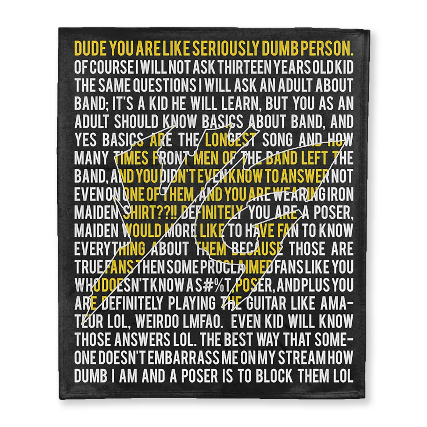 YoungGun Copypasta Blanket