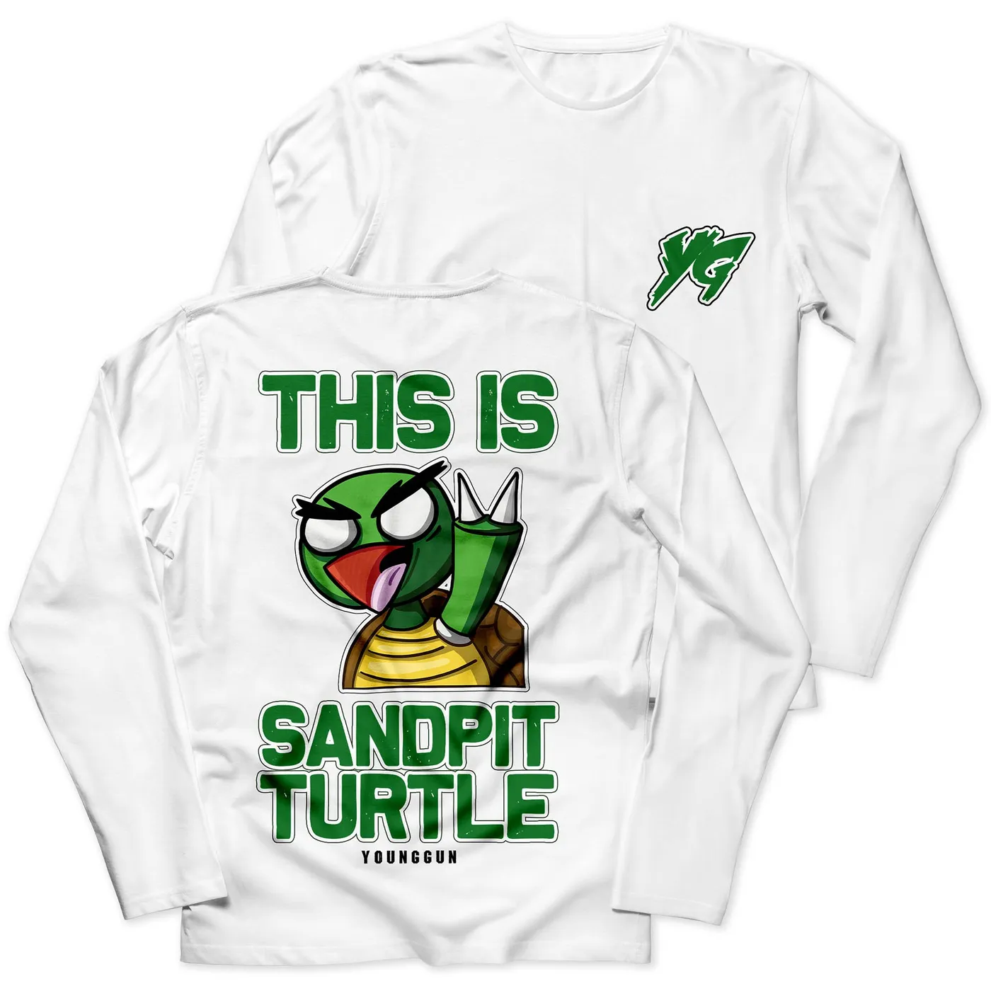 YoungGun Sandpit Turtle White Tee