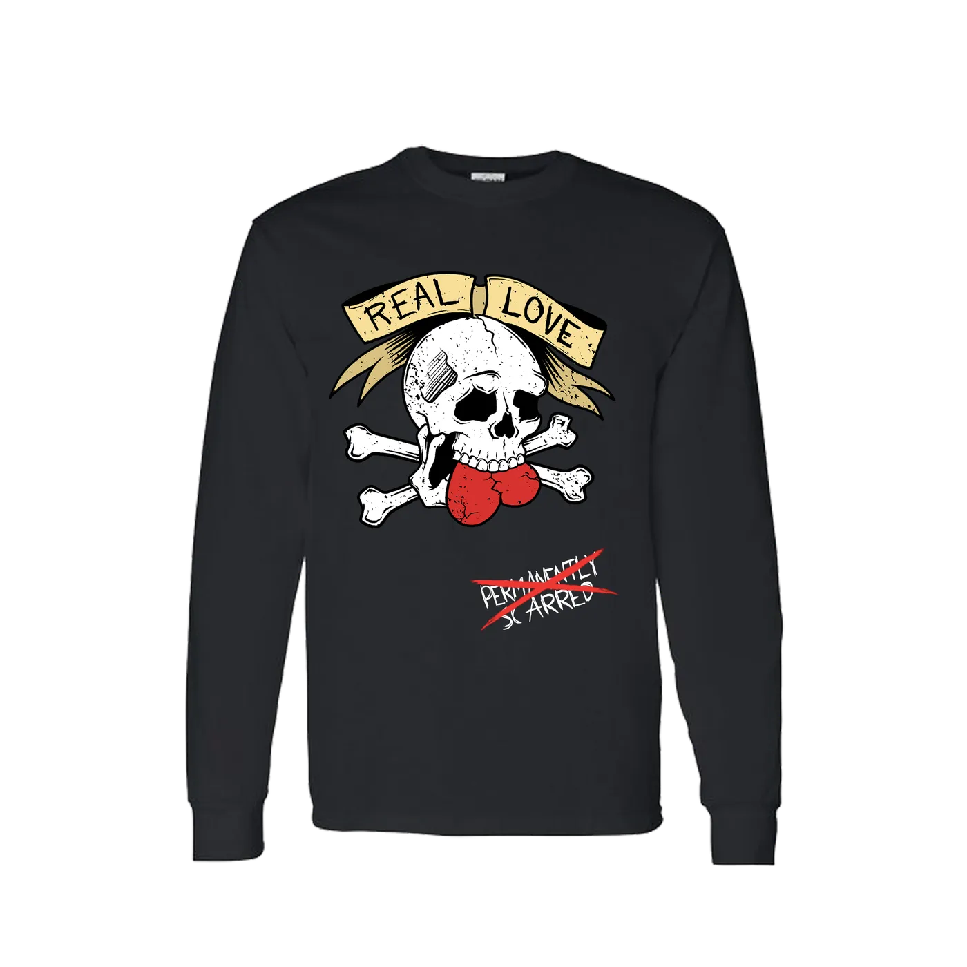 Lil Bike Real Love Skull Long Sleeve Shirt