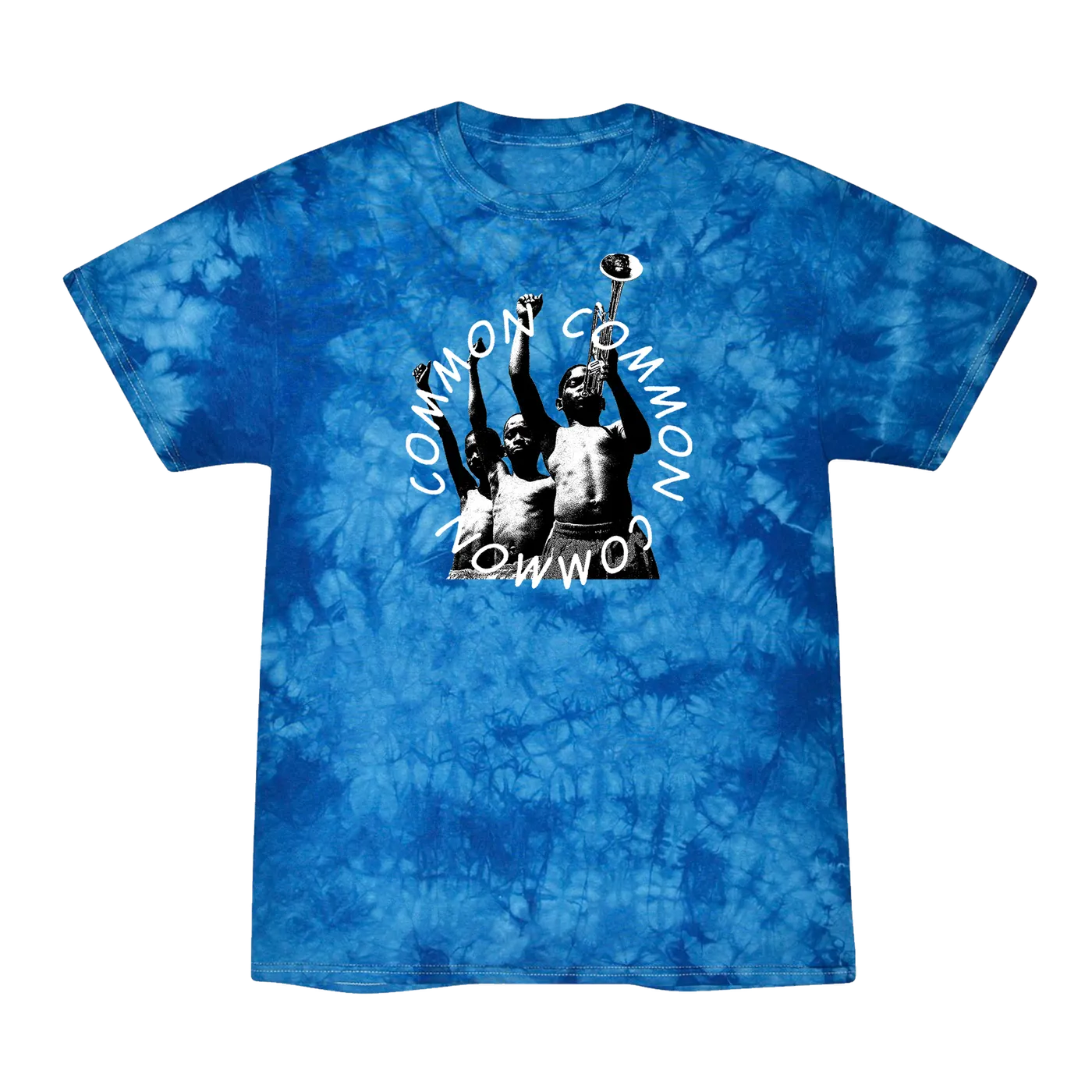Common A Beautiful Revolution Tie Dye Blue Tee