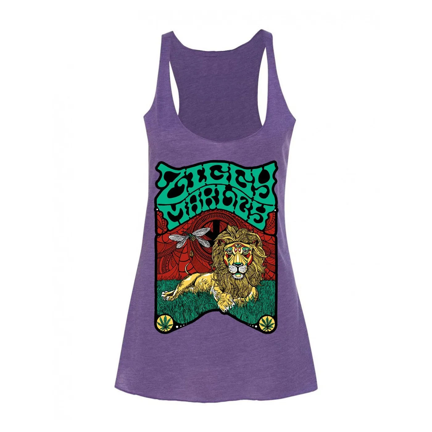 Ziggy Marley Fly Rasta Lion Women's Tank