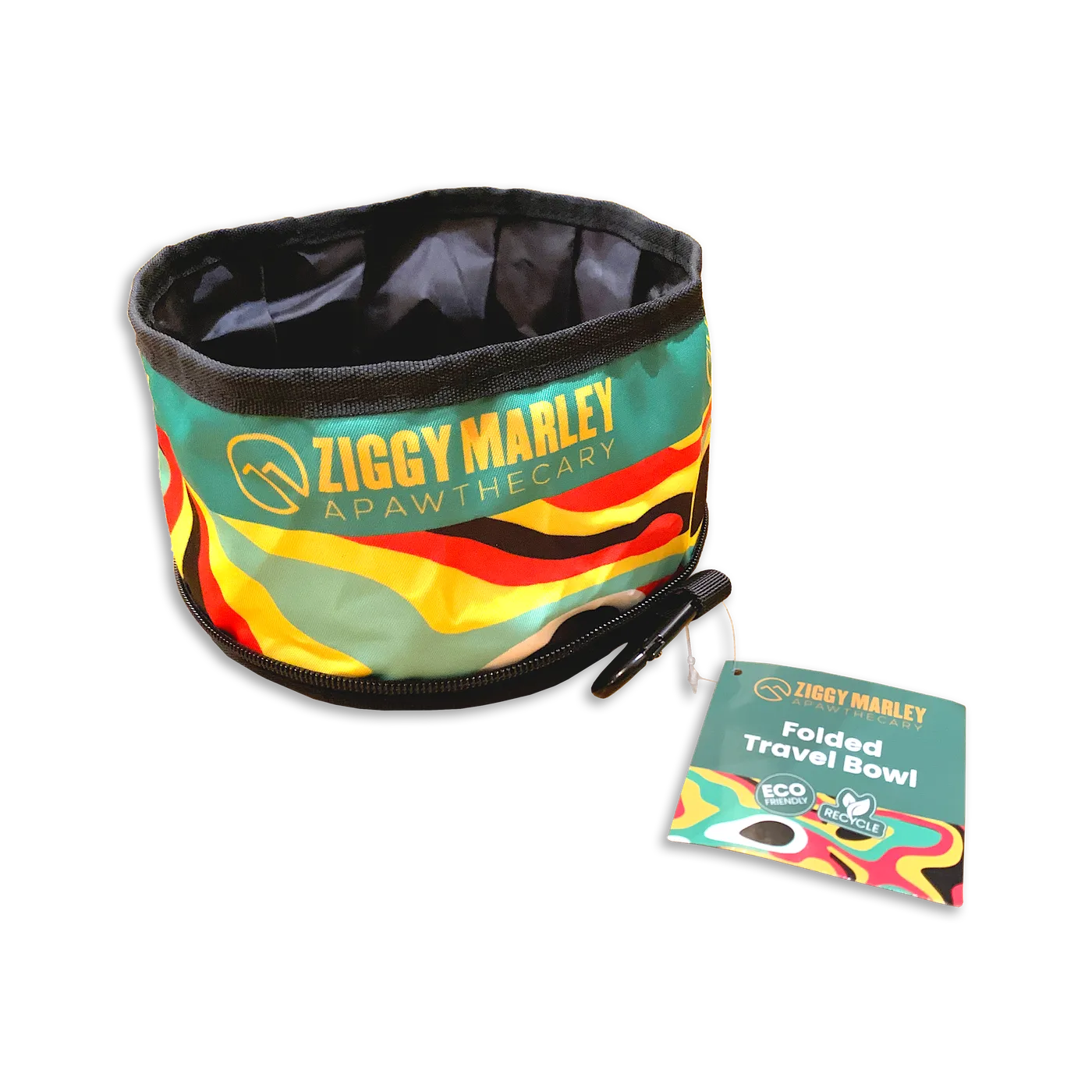 Ziggy Marley Rasta Terrain Folding Travel Bowl