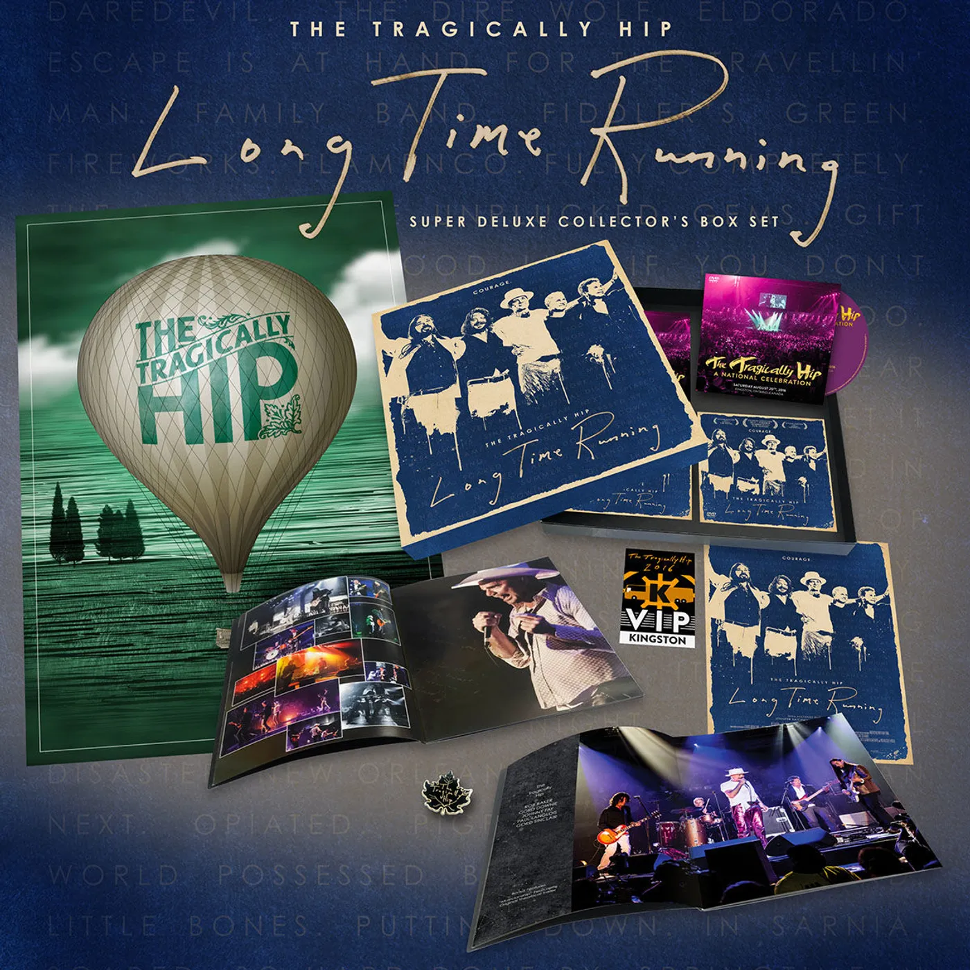 The Tragically Hip Long Time Running Deluxe 2 DVD / 2 BluRay