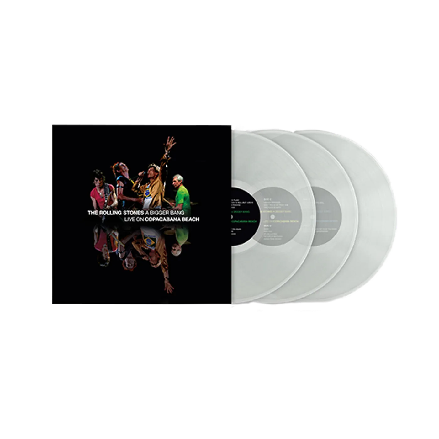 The Rolling Stones A Bigger Bang Live On Copacabana Beach Clear 3LP