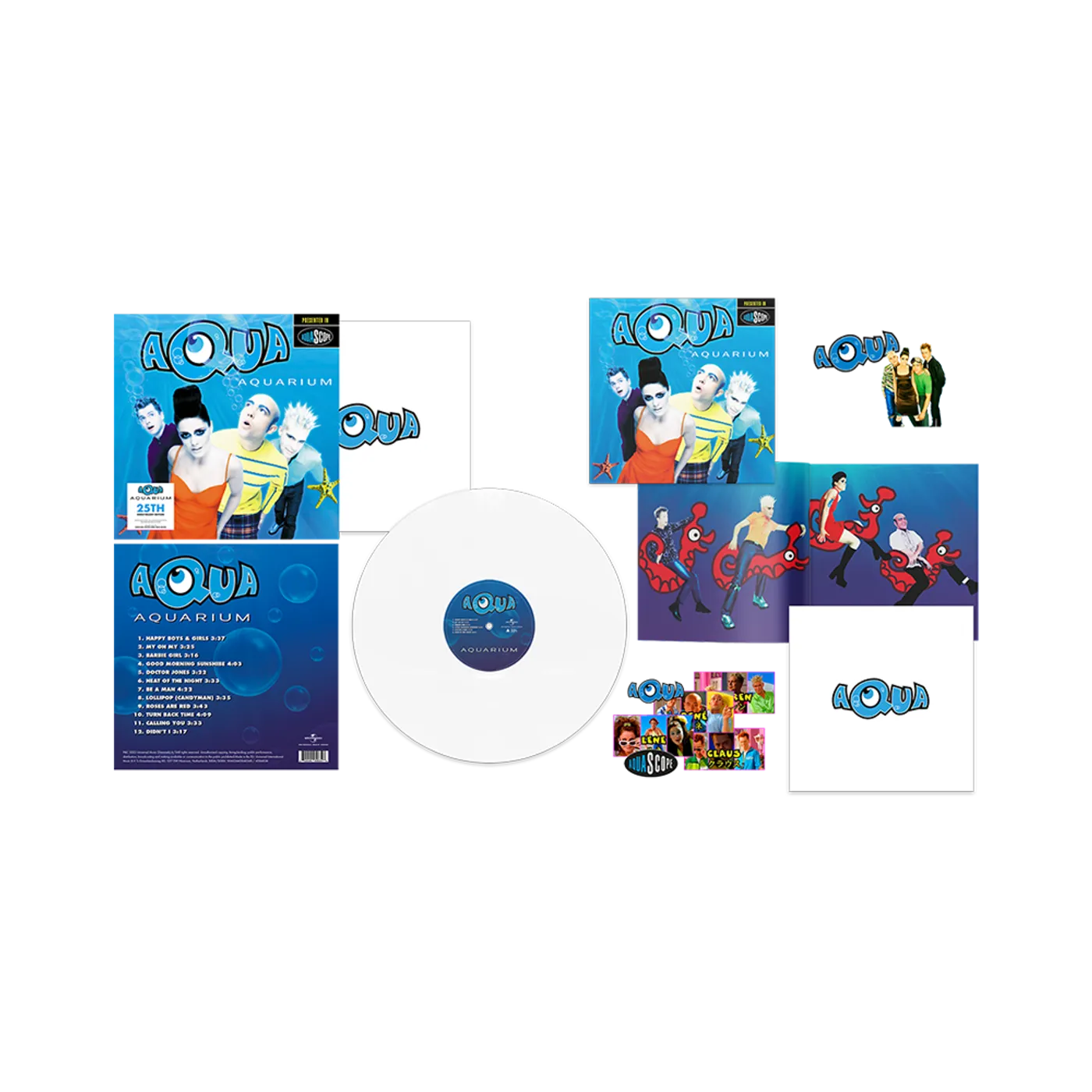 Aquarium 25 Years White LP (Vinyl)