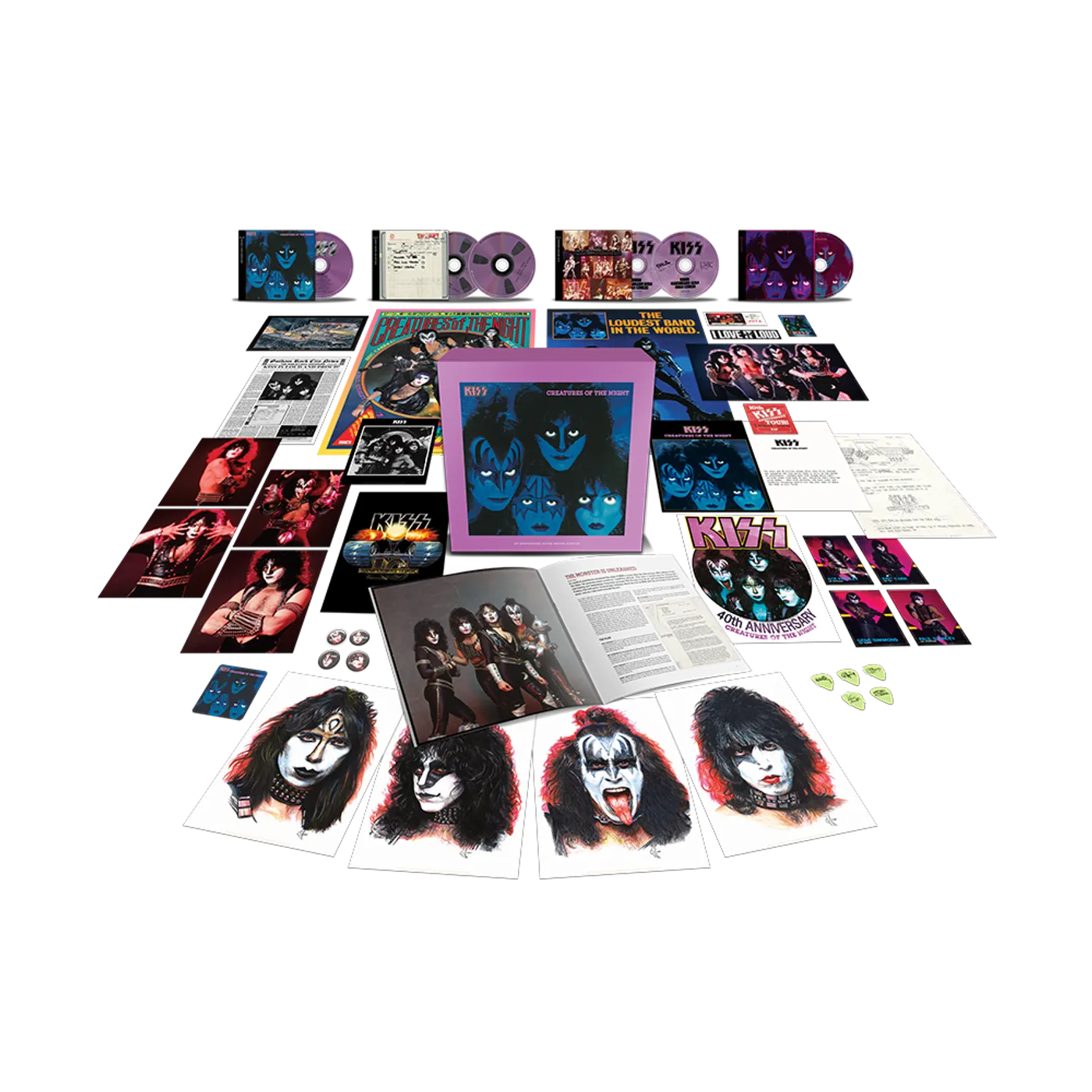 KISS Creatures Of The Night 40th Anniversary Box Set