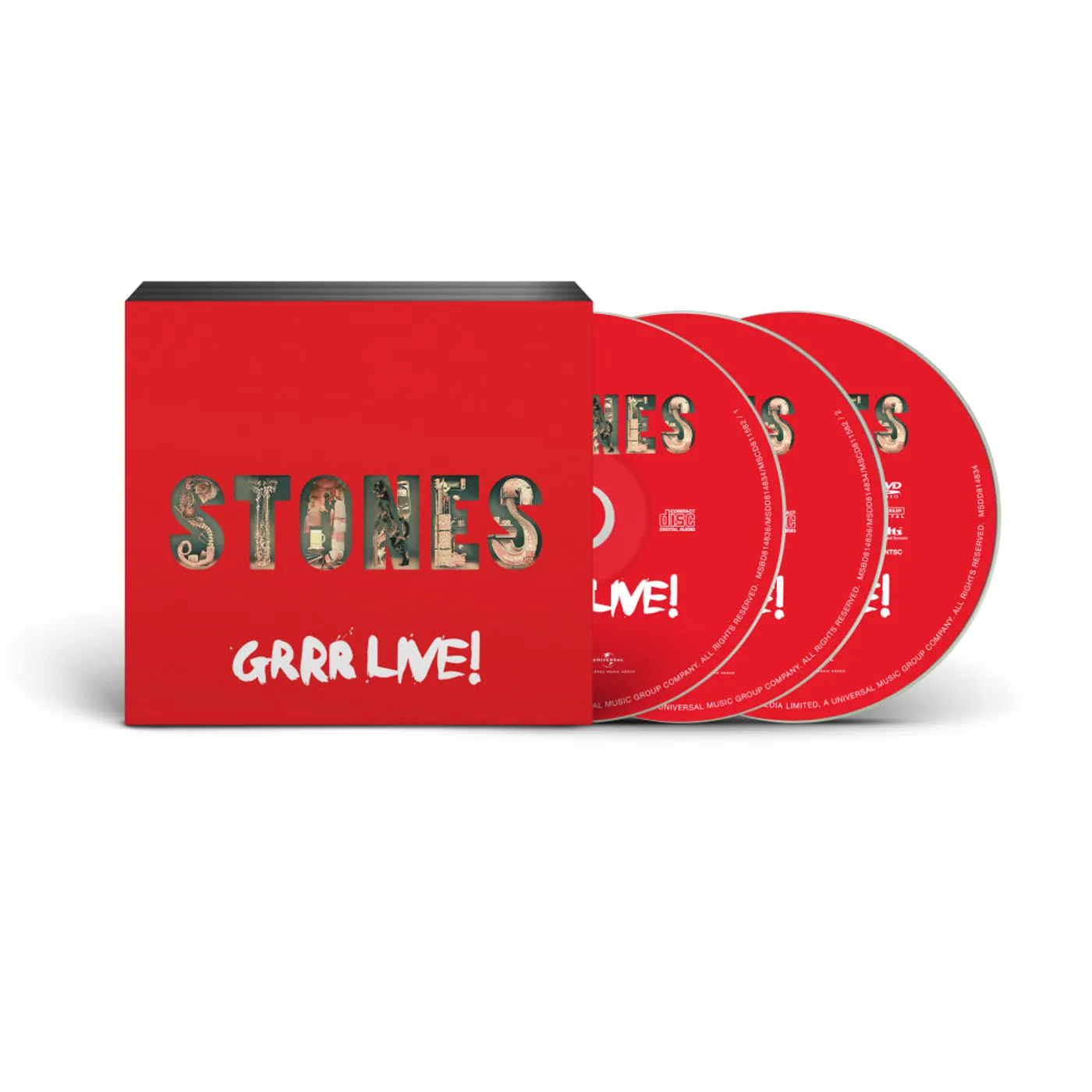 The Rolling Stones GRRR Live! DVD/2CD