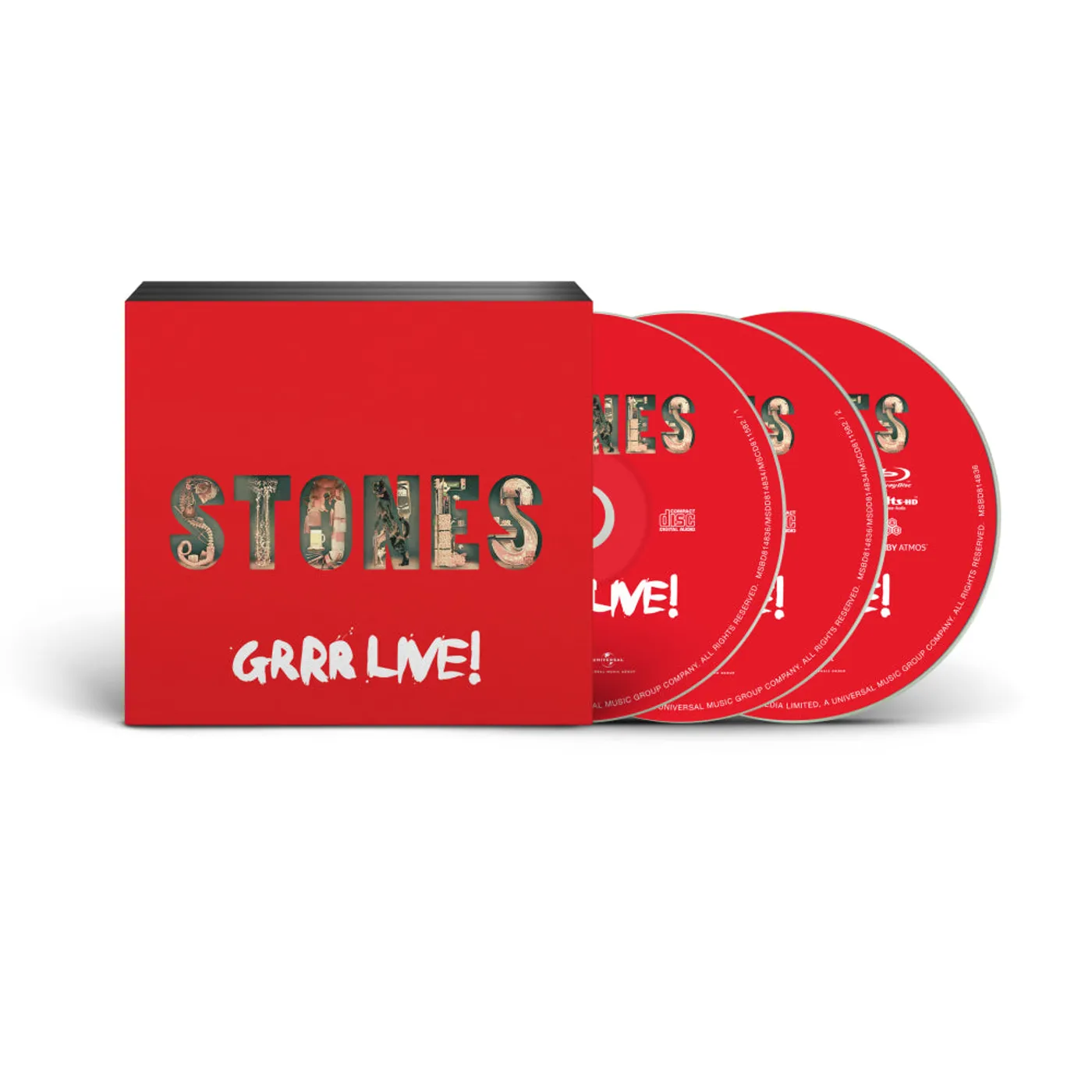The Rolling Stones GRRR Live! BluRay/2CD