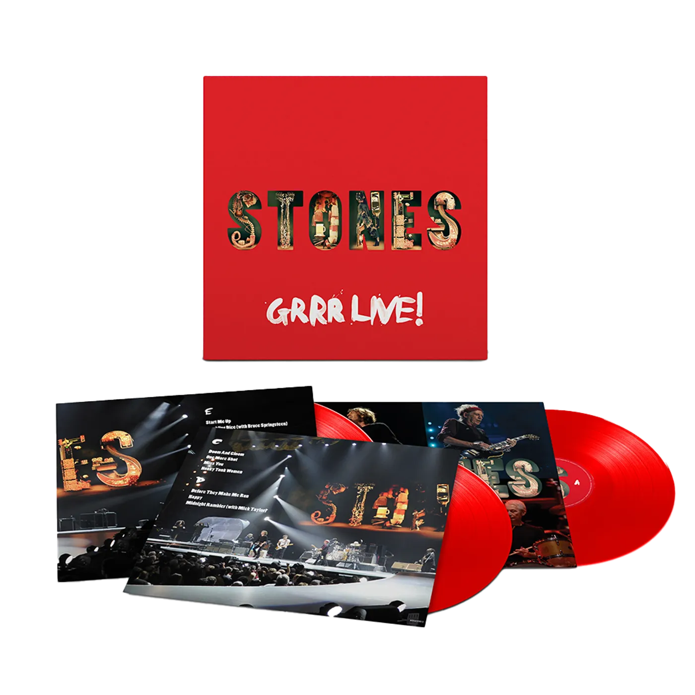 The Rolling Stones GRRR Live! Red 3LP