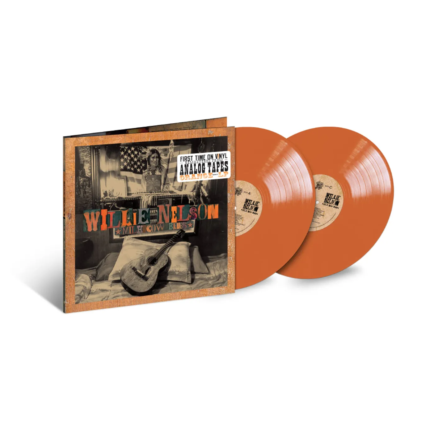 Willie Nelson Milk Cow Blues (Orange 2LP)