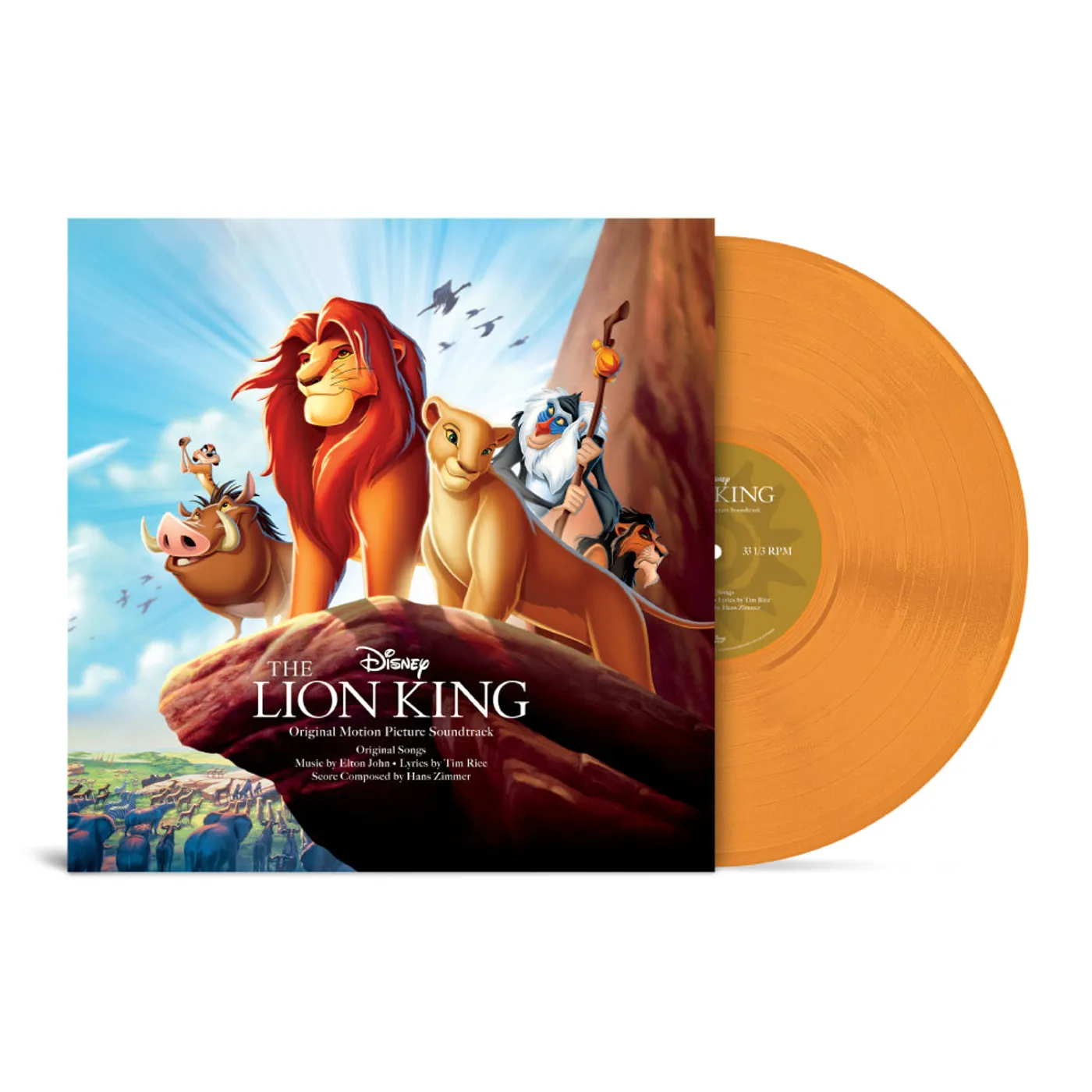 Various Artists The Lion King (Disney 100 Orange Vinyl)
